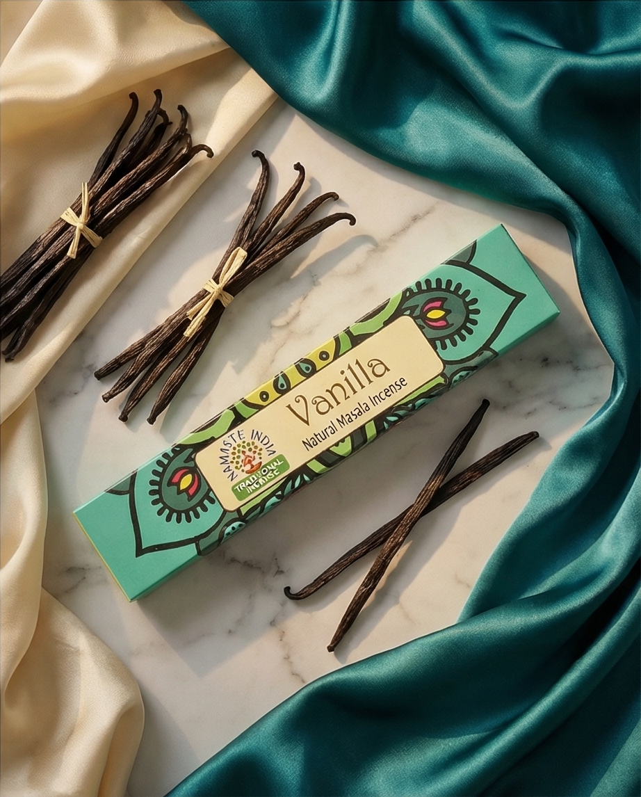 „EARTH inspired“ Natūralūs Masala smilkalai – Vanilė