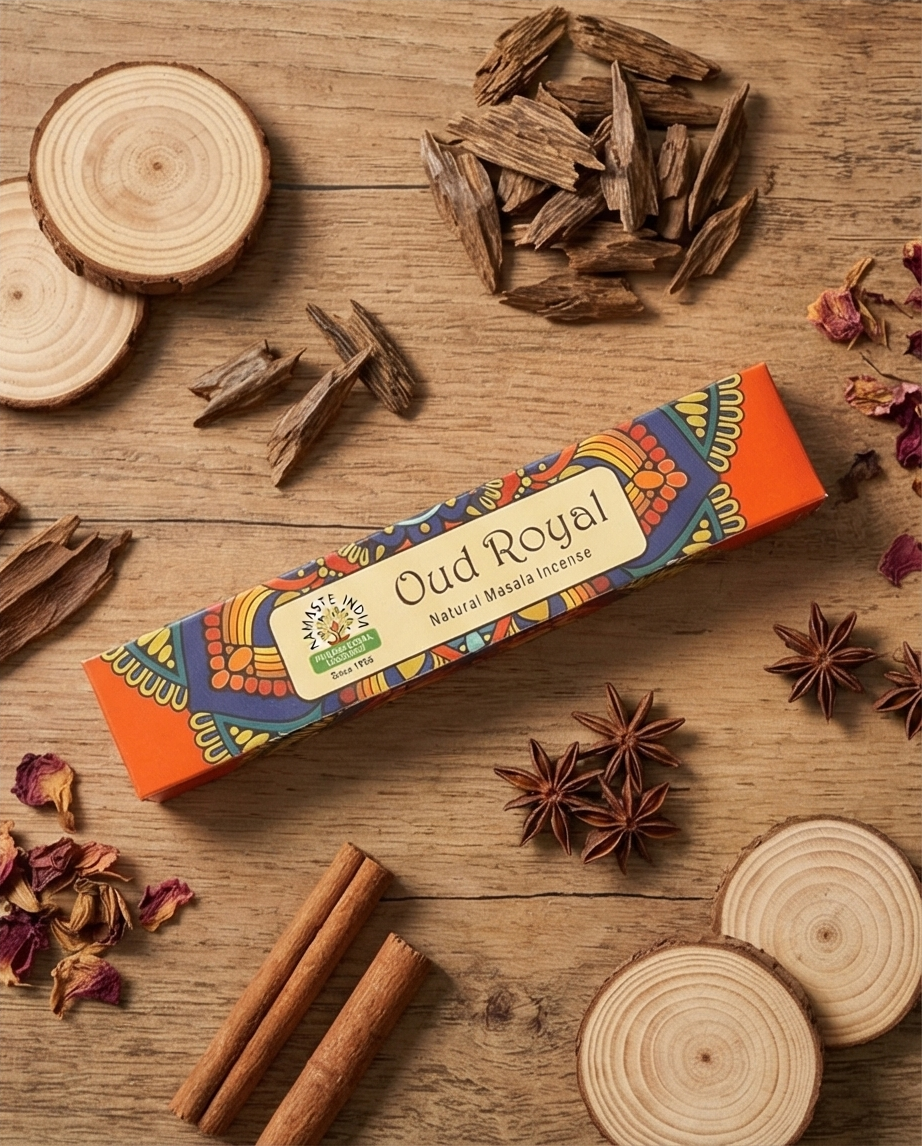 „EARTH inspired“ Natūralūs Masala smilkalai – Oud Royal