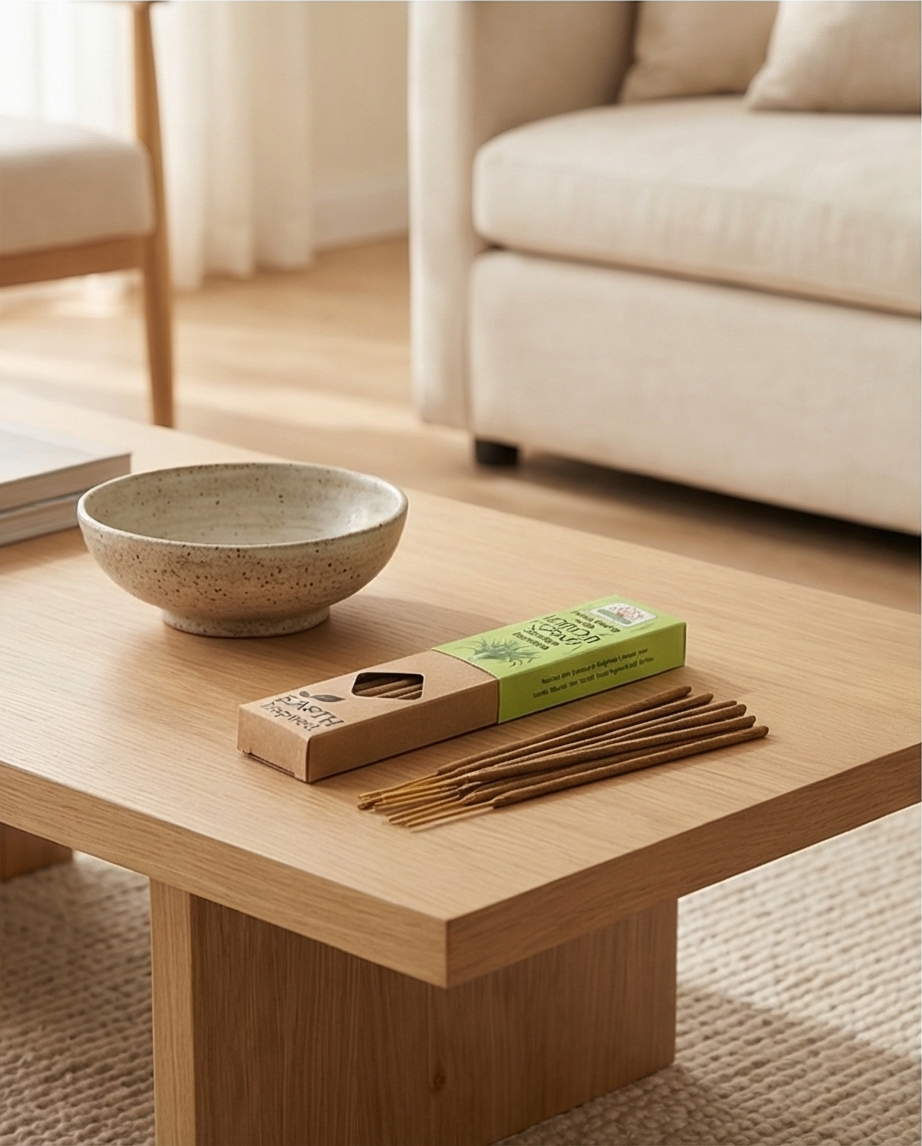 „EARTH inspired“ Natūralūs Palo Santo ir Citrinžolės smilkalai