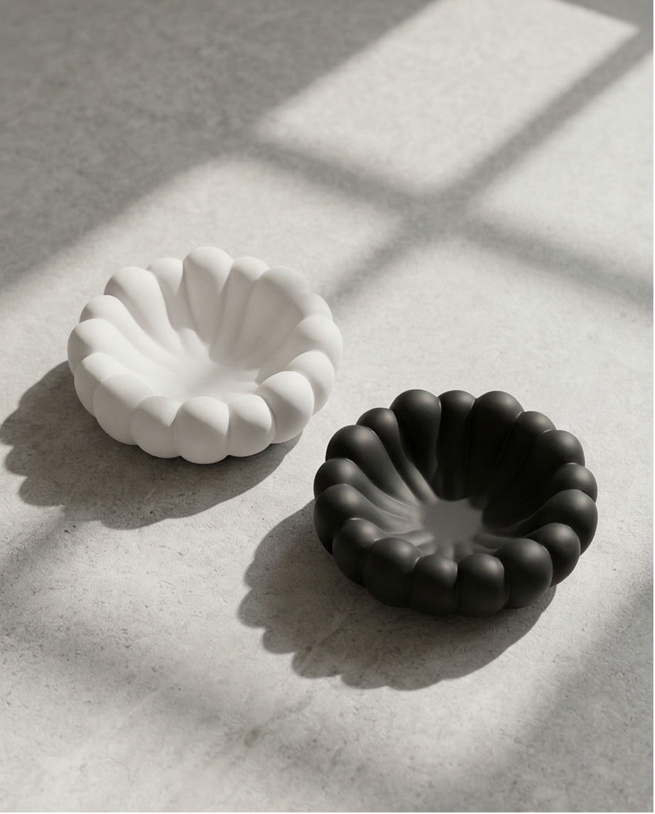 Betoninės lėkštelė „Kontrastas“ 