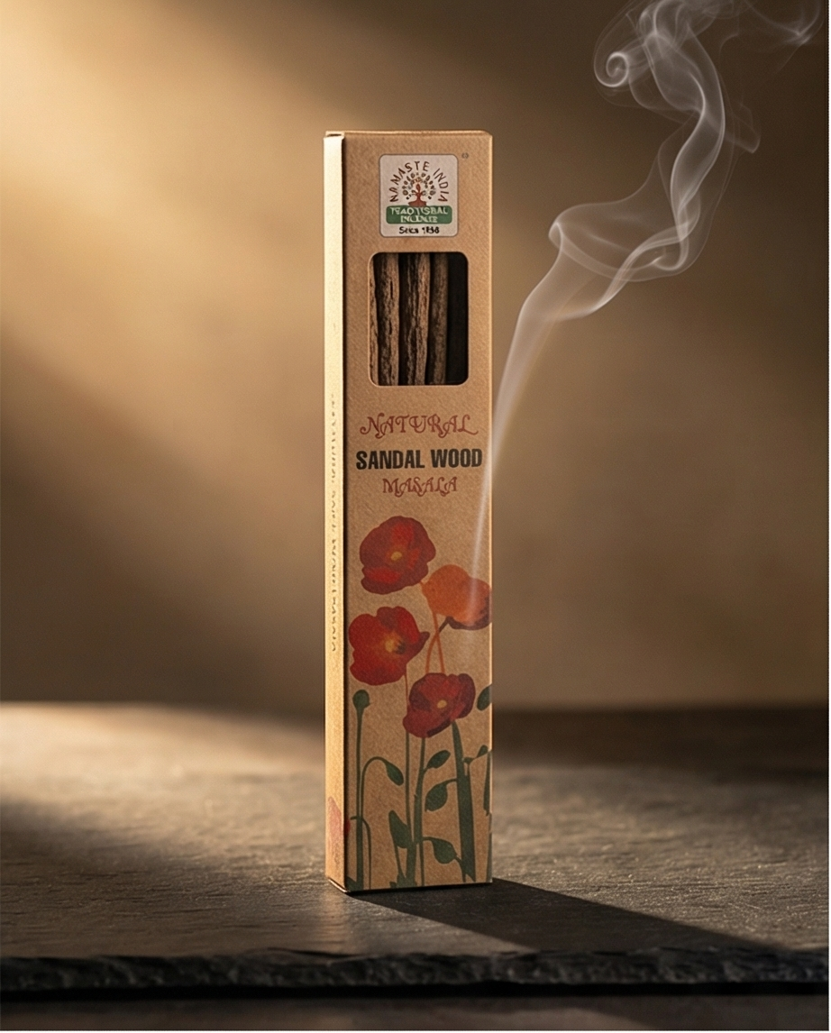 „EARTH inspired“ Natūralūs Sandalmedžio Masala smilkalai