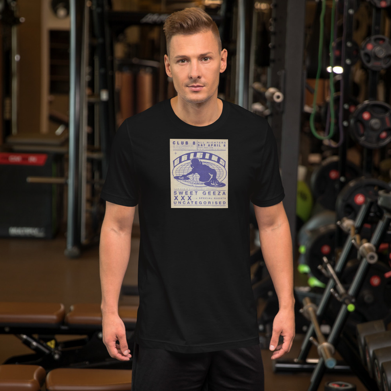 camiseta club 8 techno rave festival