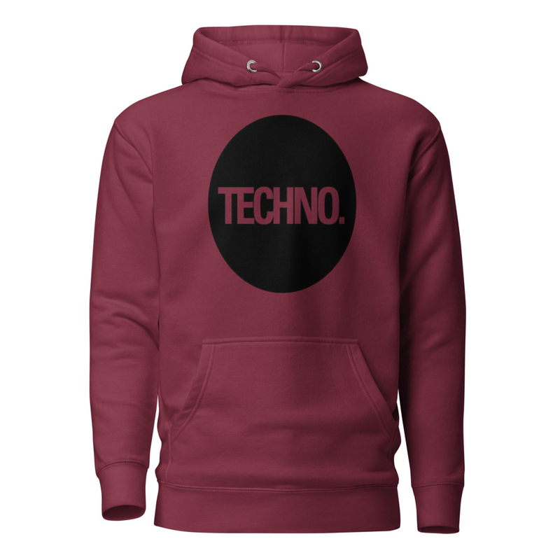 Sudadera unisex Technophile – diseño circular minimal techno