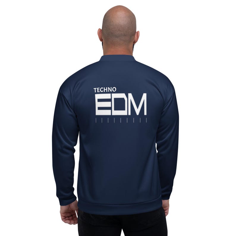 Chaqueta Bomber EDM | Moda Electrónica Unisex | Streetwear Rave Techno | Estilo Festival