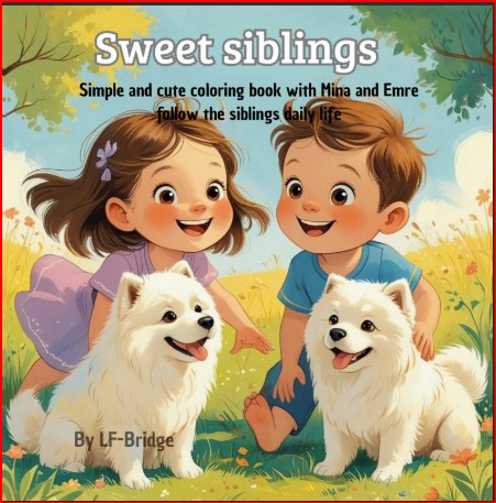Sweet Siblings 2 - coloring book for kids