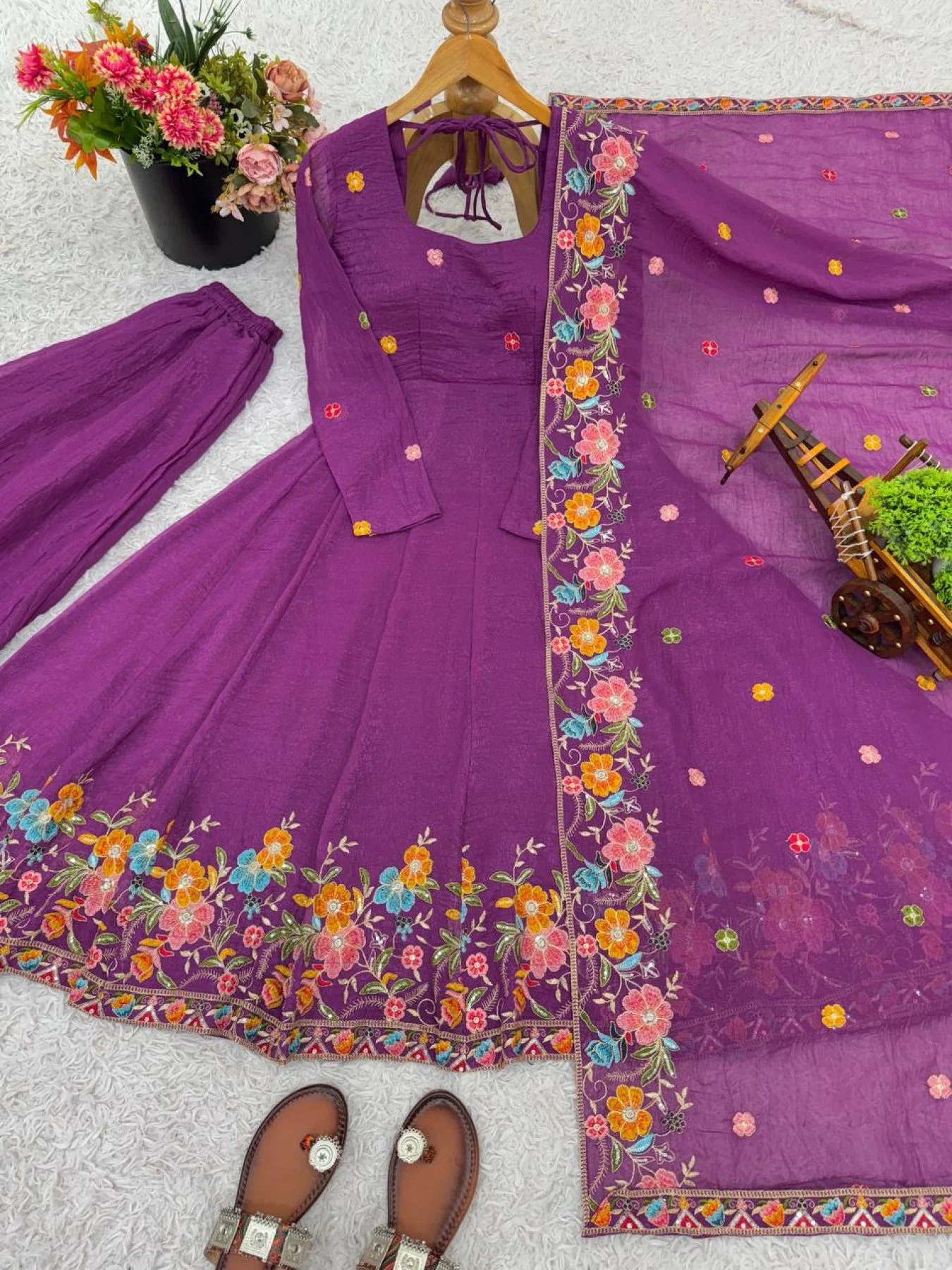 Royal Jamuni anarkali set 