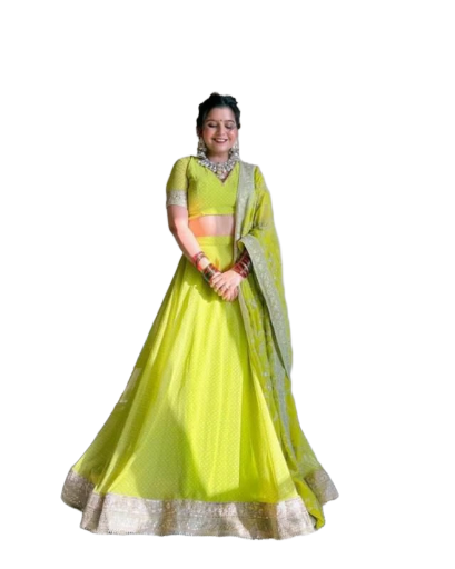 Alia Green lehnga choli