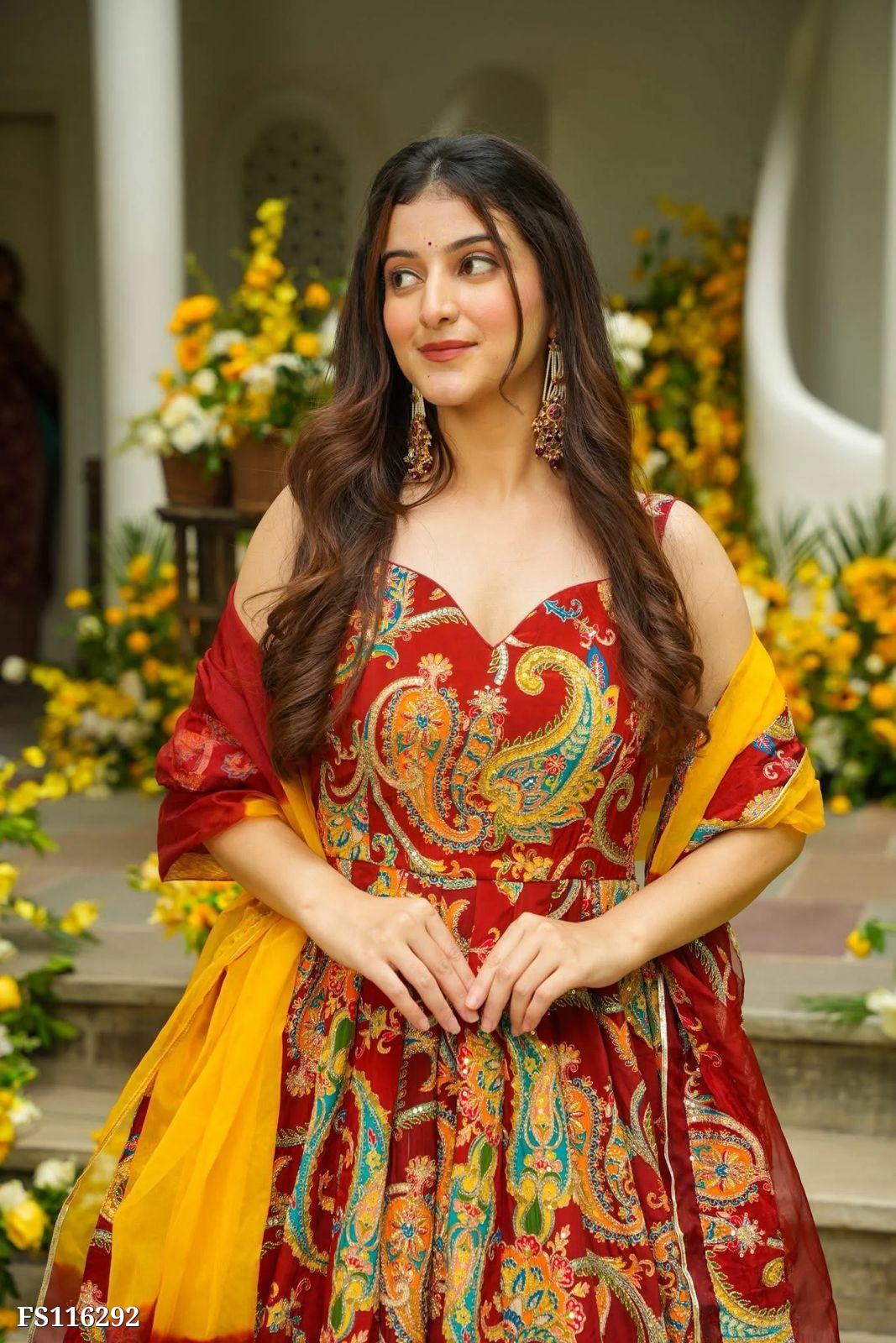 Scarlet Summer collection Anarkali Set