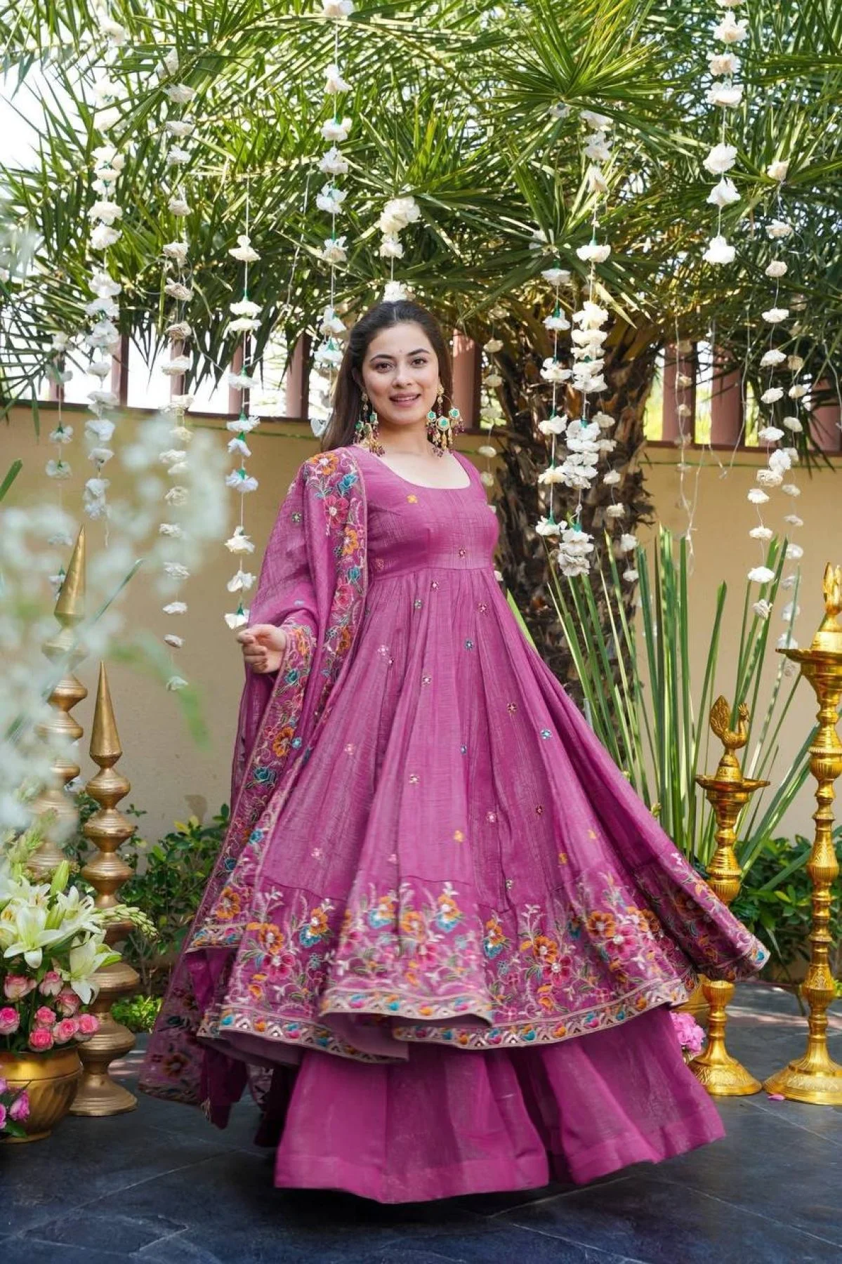 Royal Jamuni anarkali set 