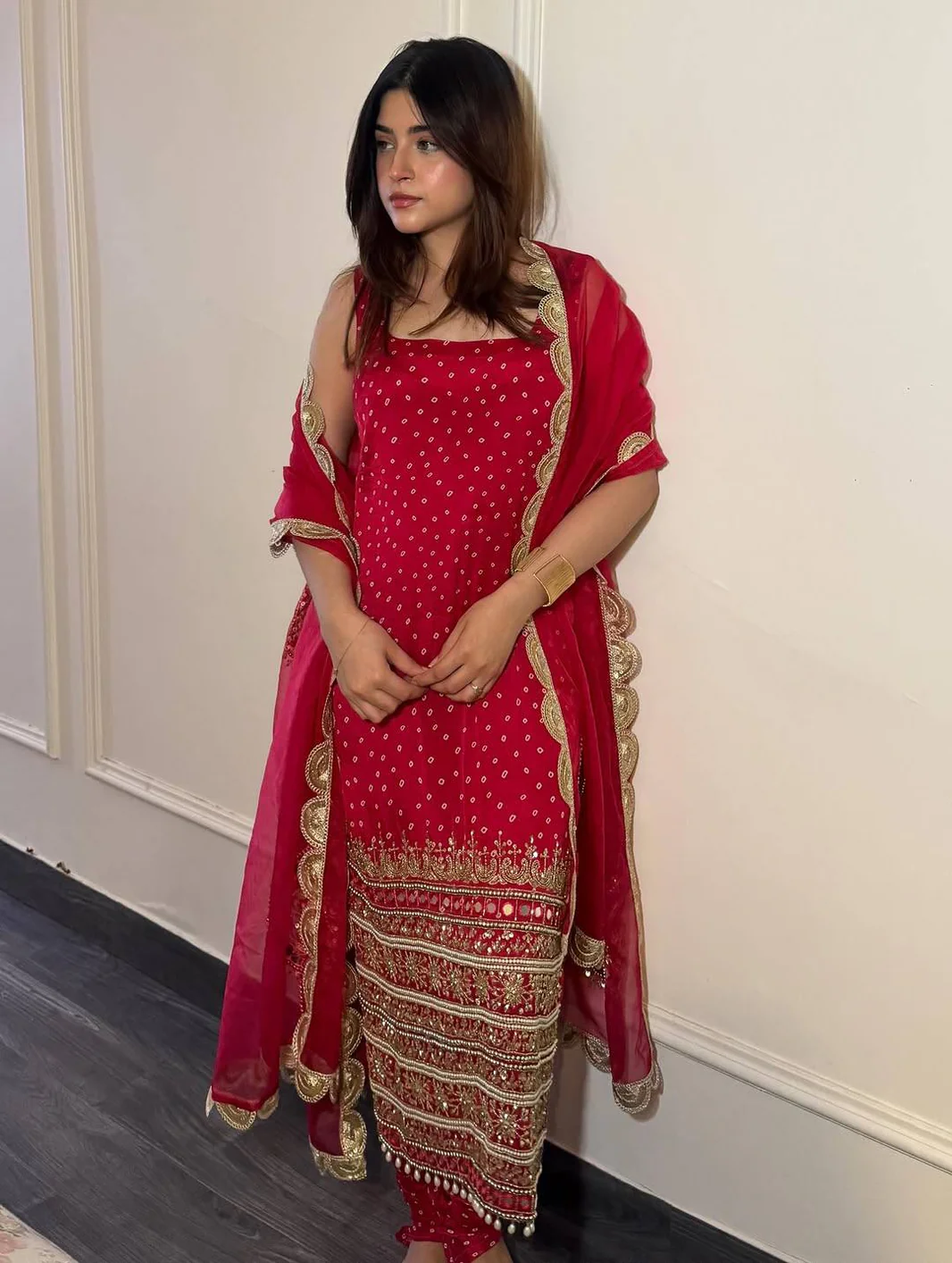 Laal Ishq silk ensemble