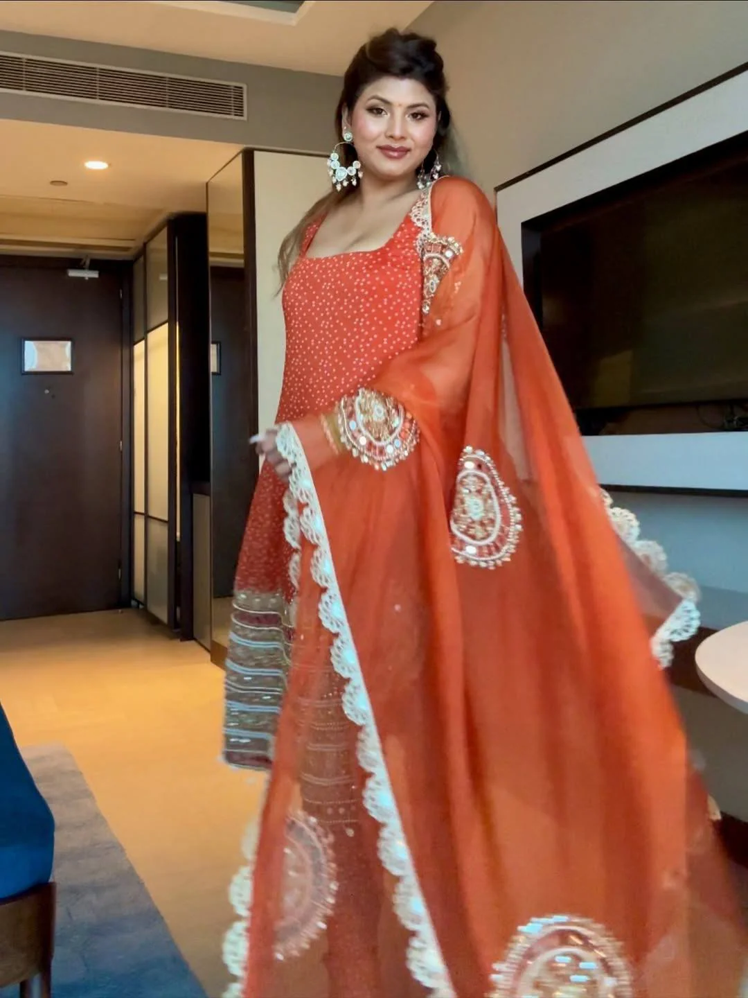 Kesari silk ensemble