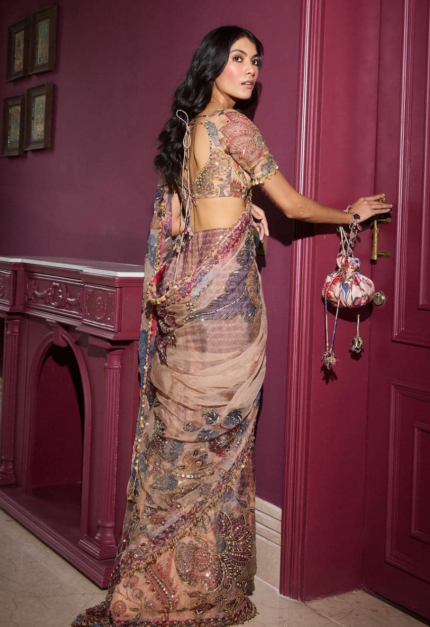 Rosewood luxe Saree