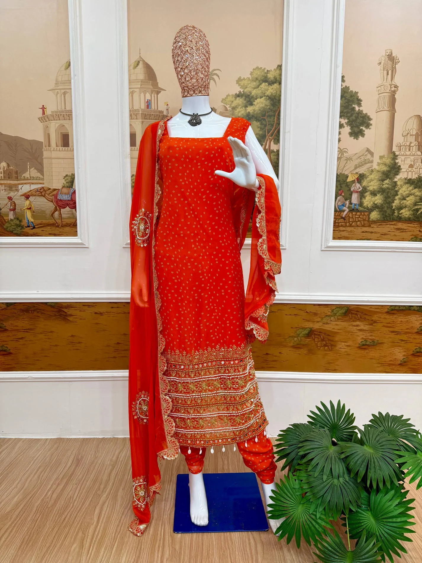 Kesari silk ensemble