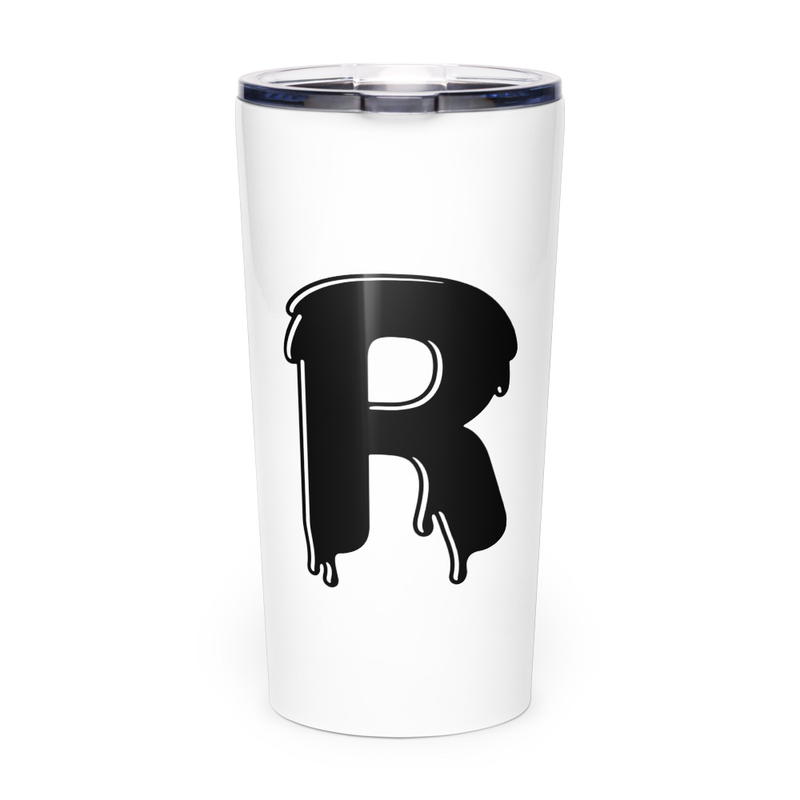 Tapered stainless steel tumbler