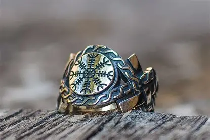Bague viking en bronze