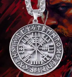 Pendentif Vegvisir nordique
