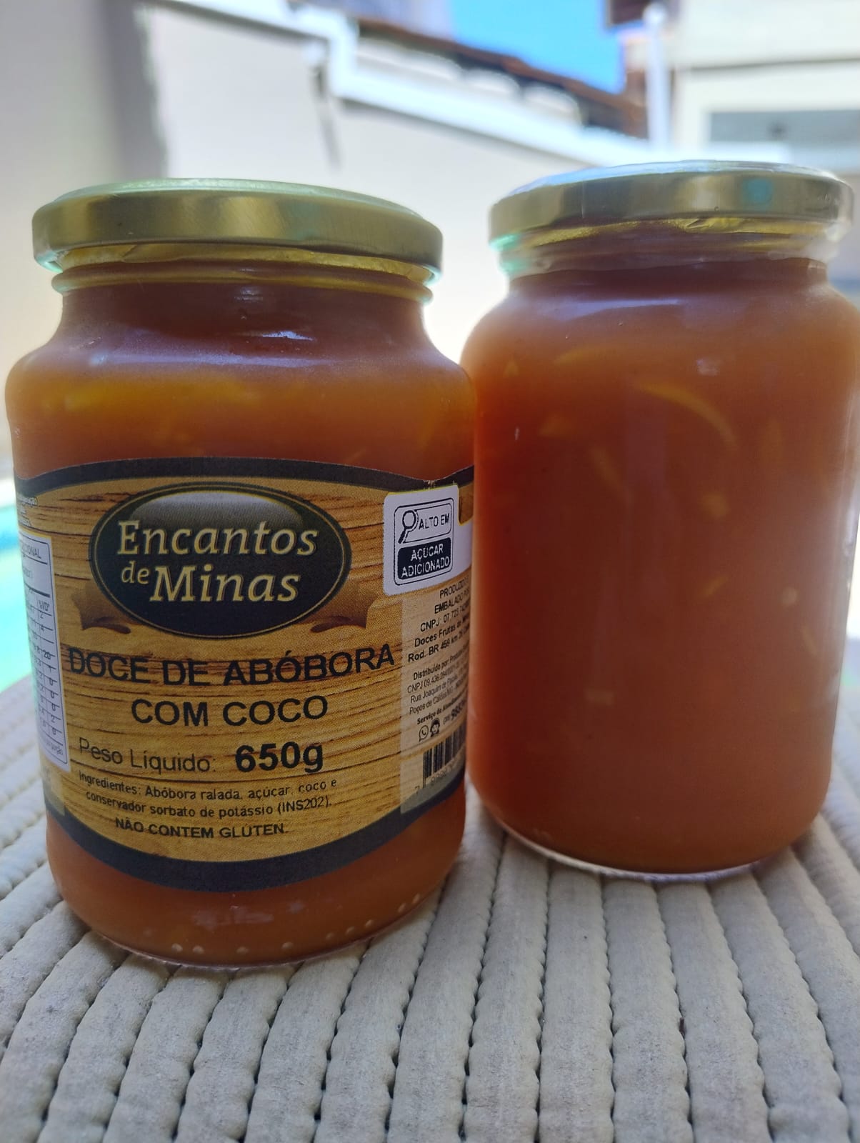 Doce de Abóbora com coco