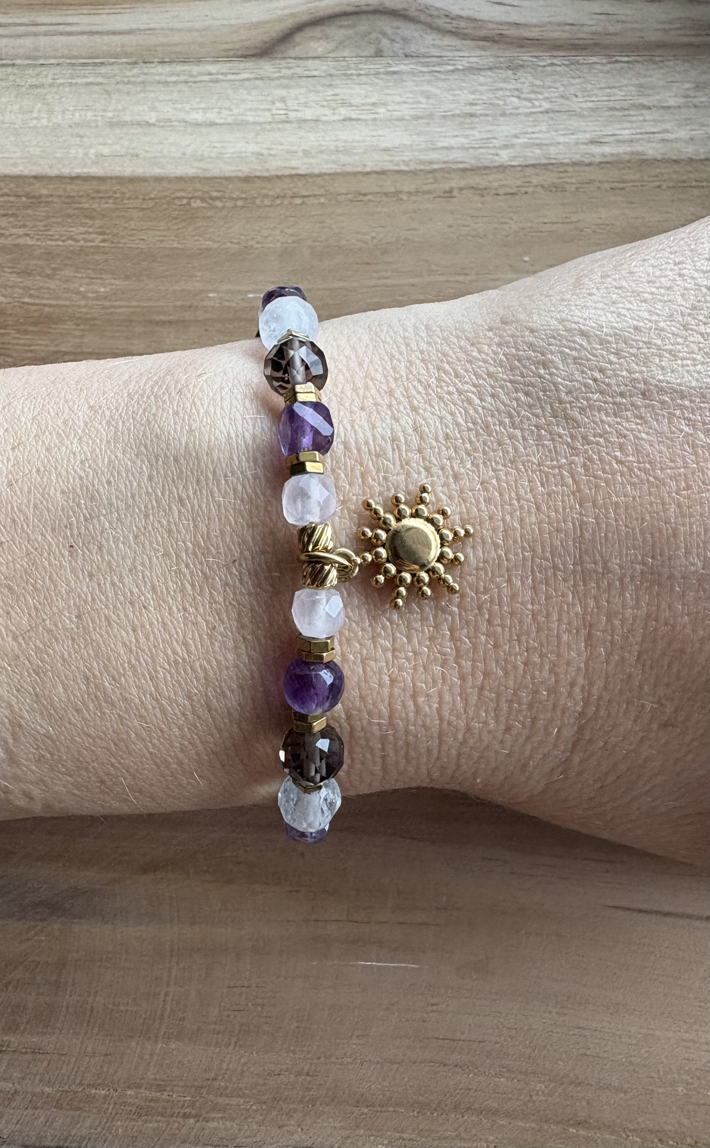 Bransoletka z kamieni naturalnych