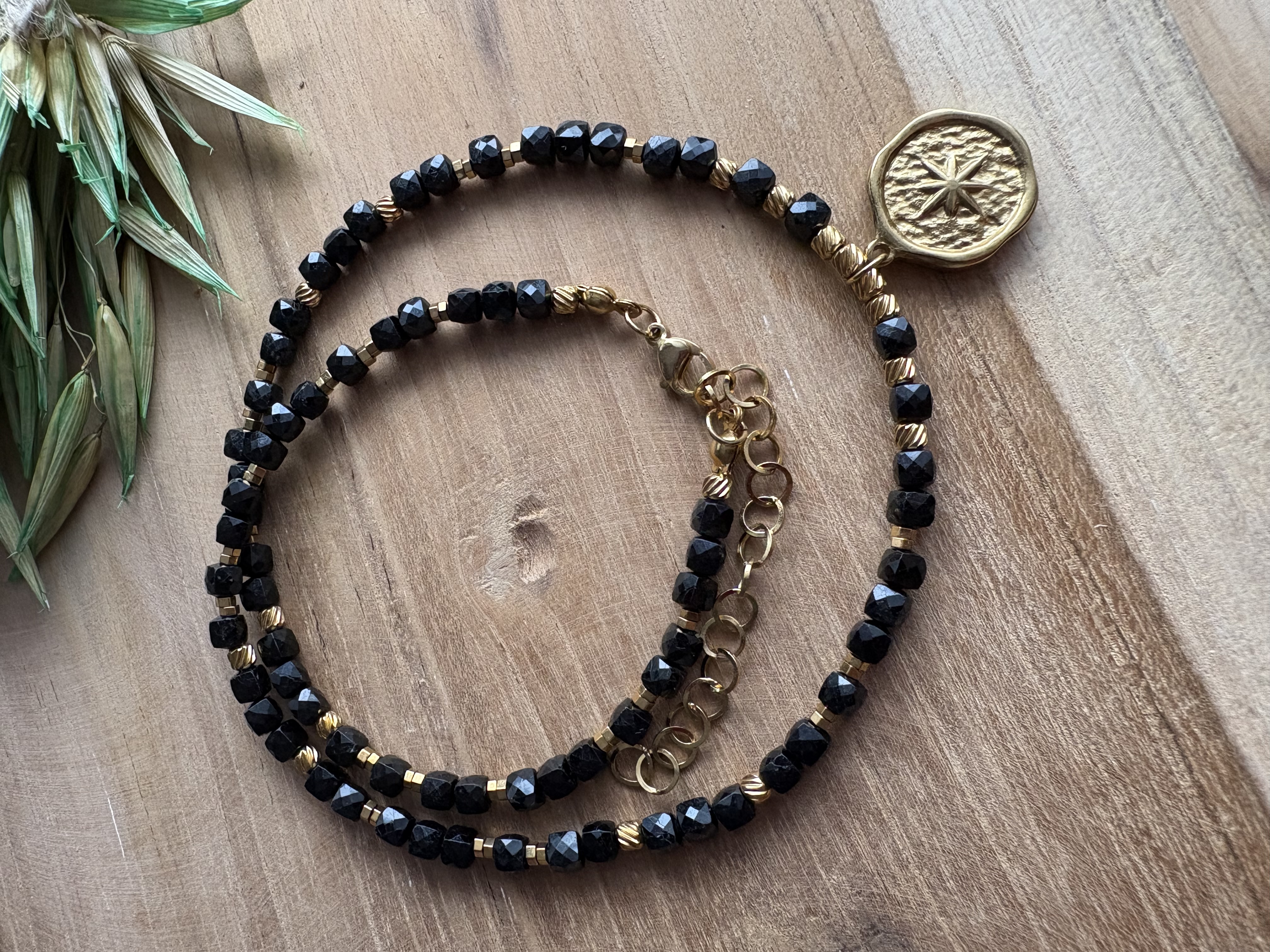 Naszyjnik z czarnego turmalinu Black Polaria