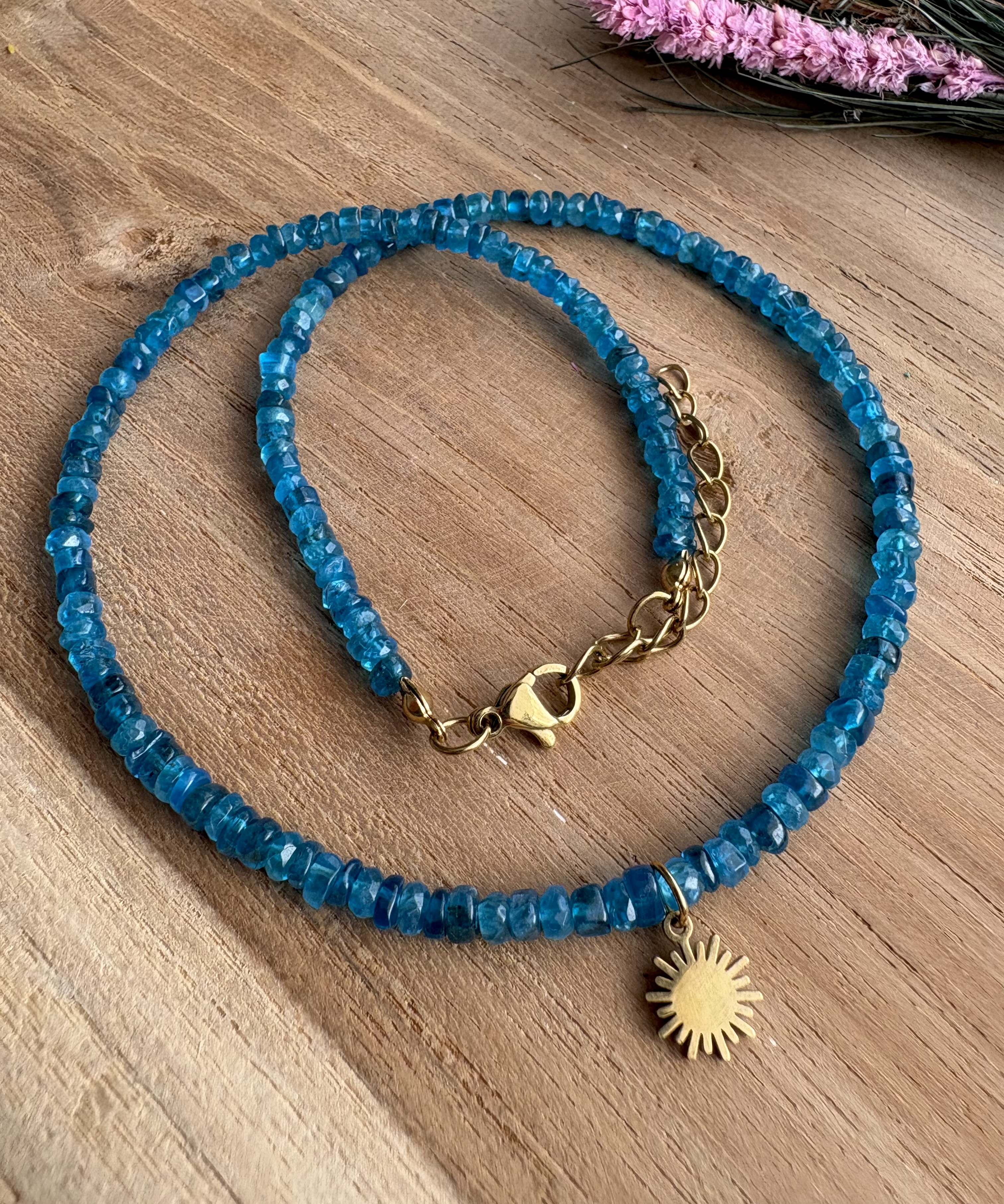 Naszyjnik Blue lagoon /premium/ apatyt