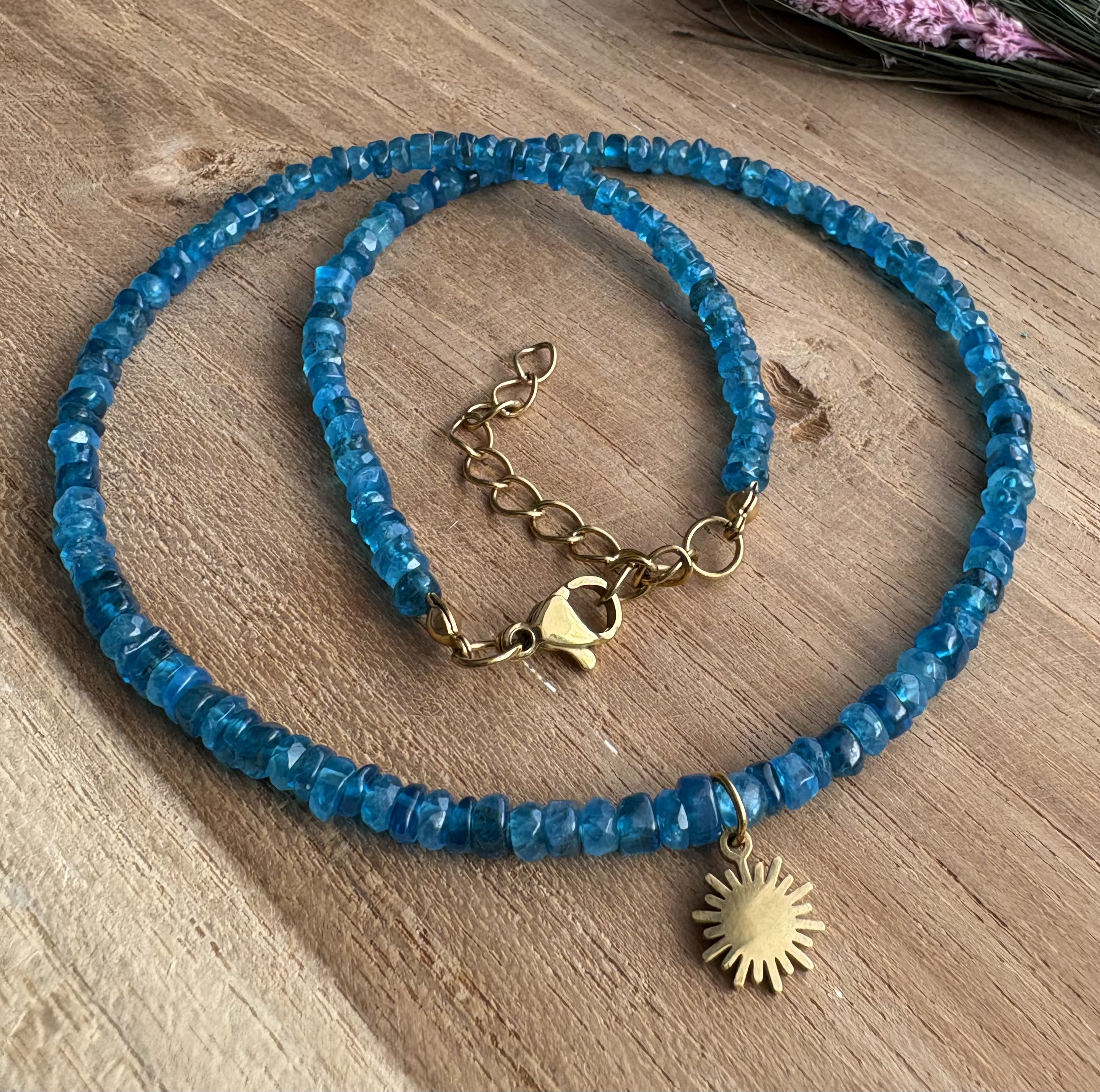 Naszyjnik Blue lagoon /premium/ apatyt