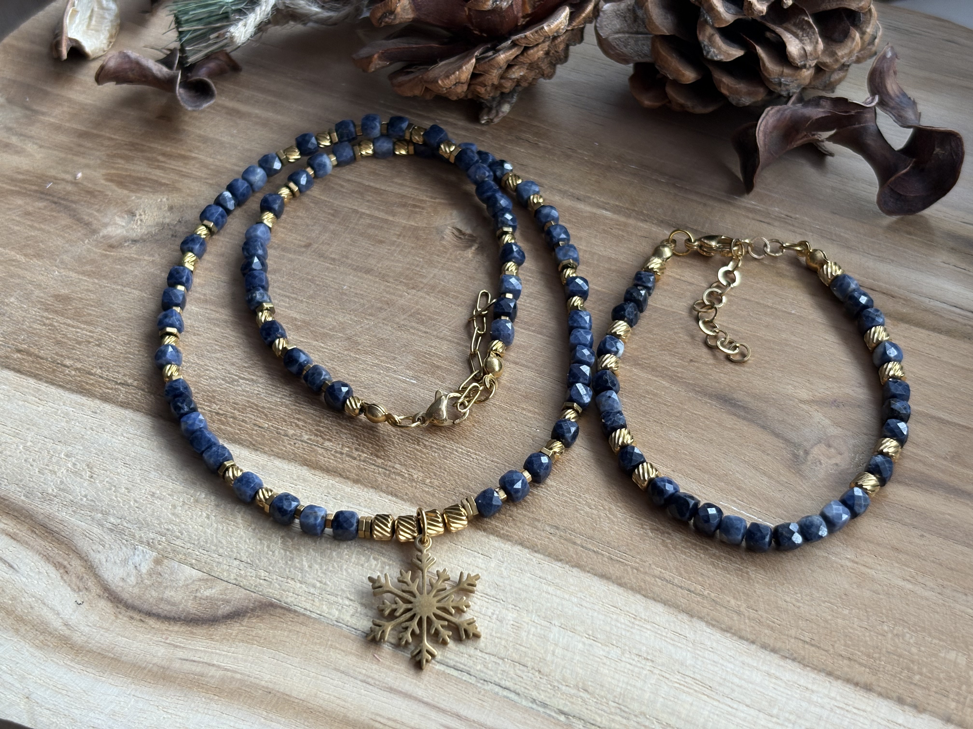 Komplet z szafiru Sapphire Polaria