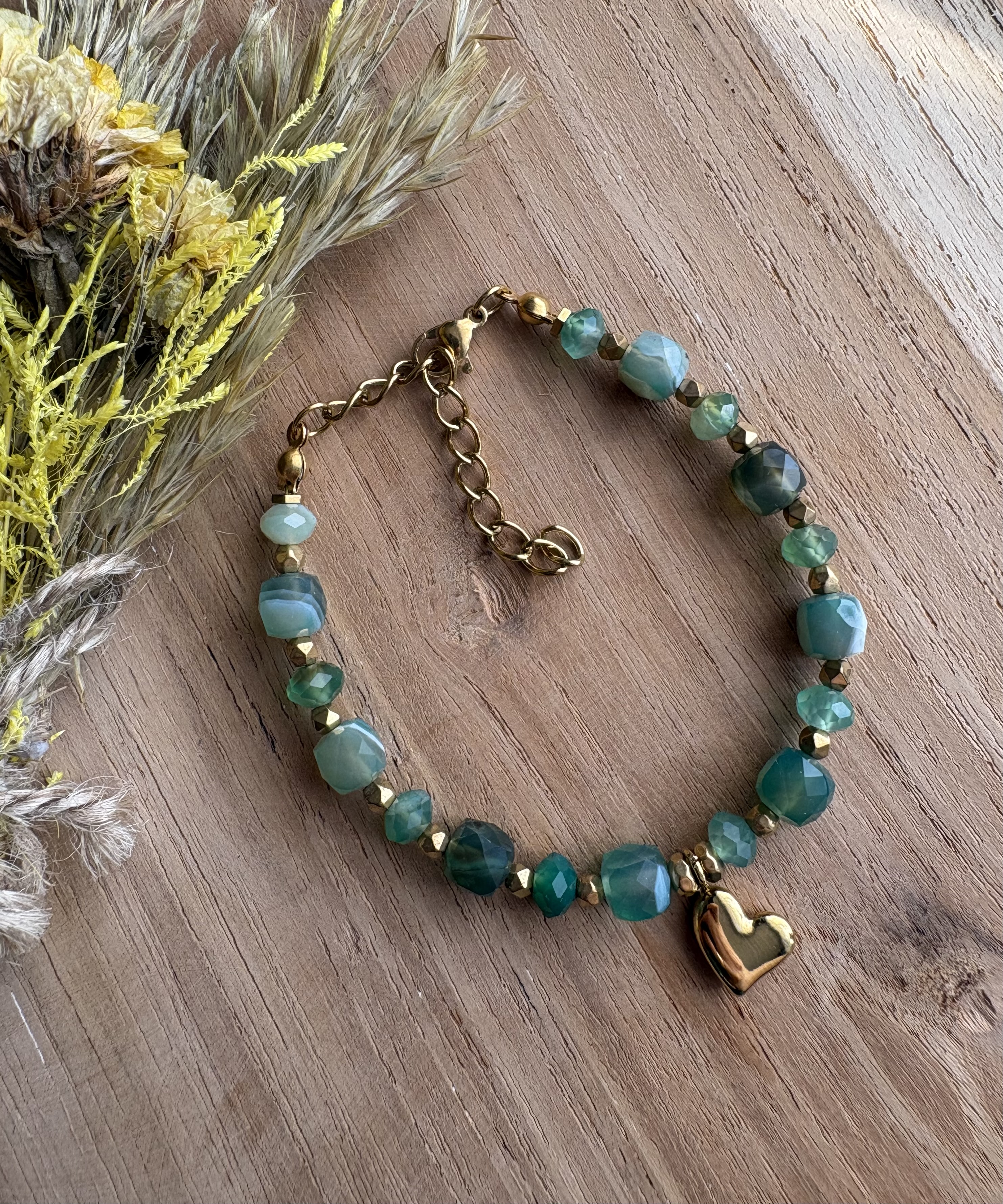 Bransoletka Quiet Hope/ agat/ hematyt