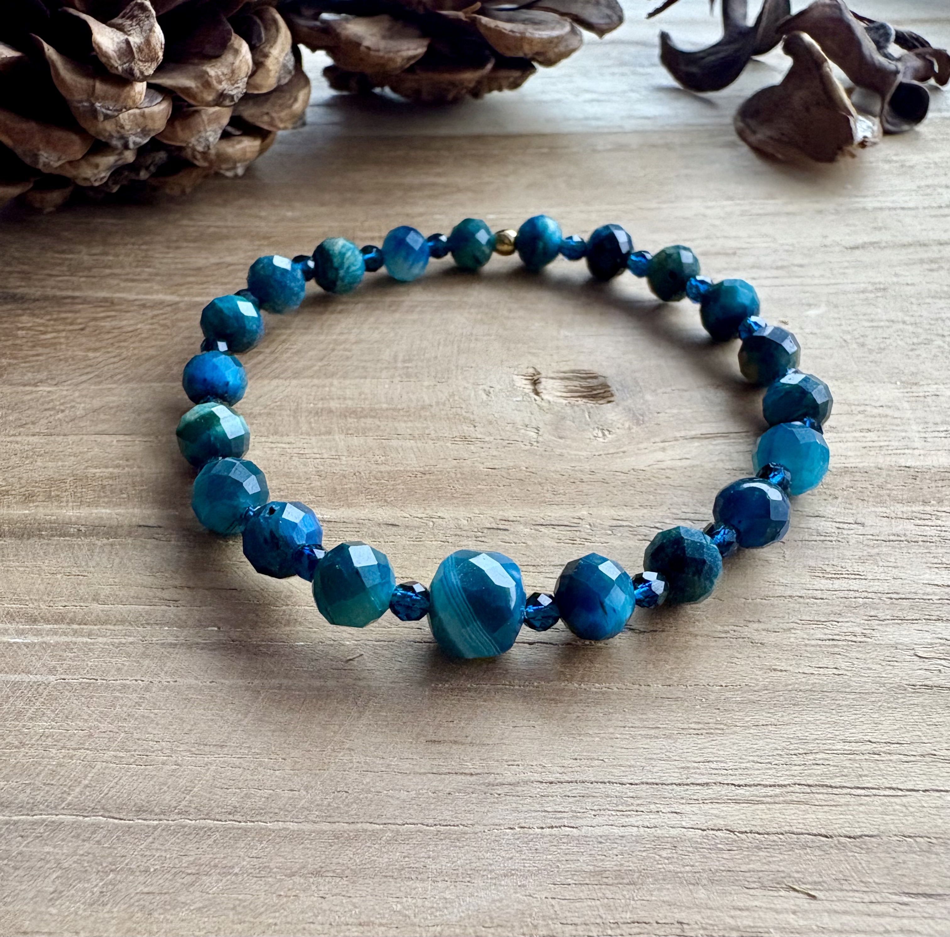 Bransoletka Blue Tiger Eye