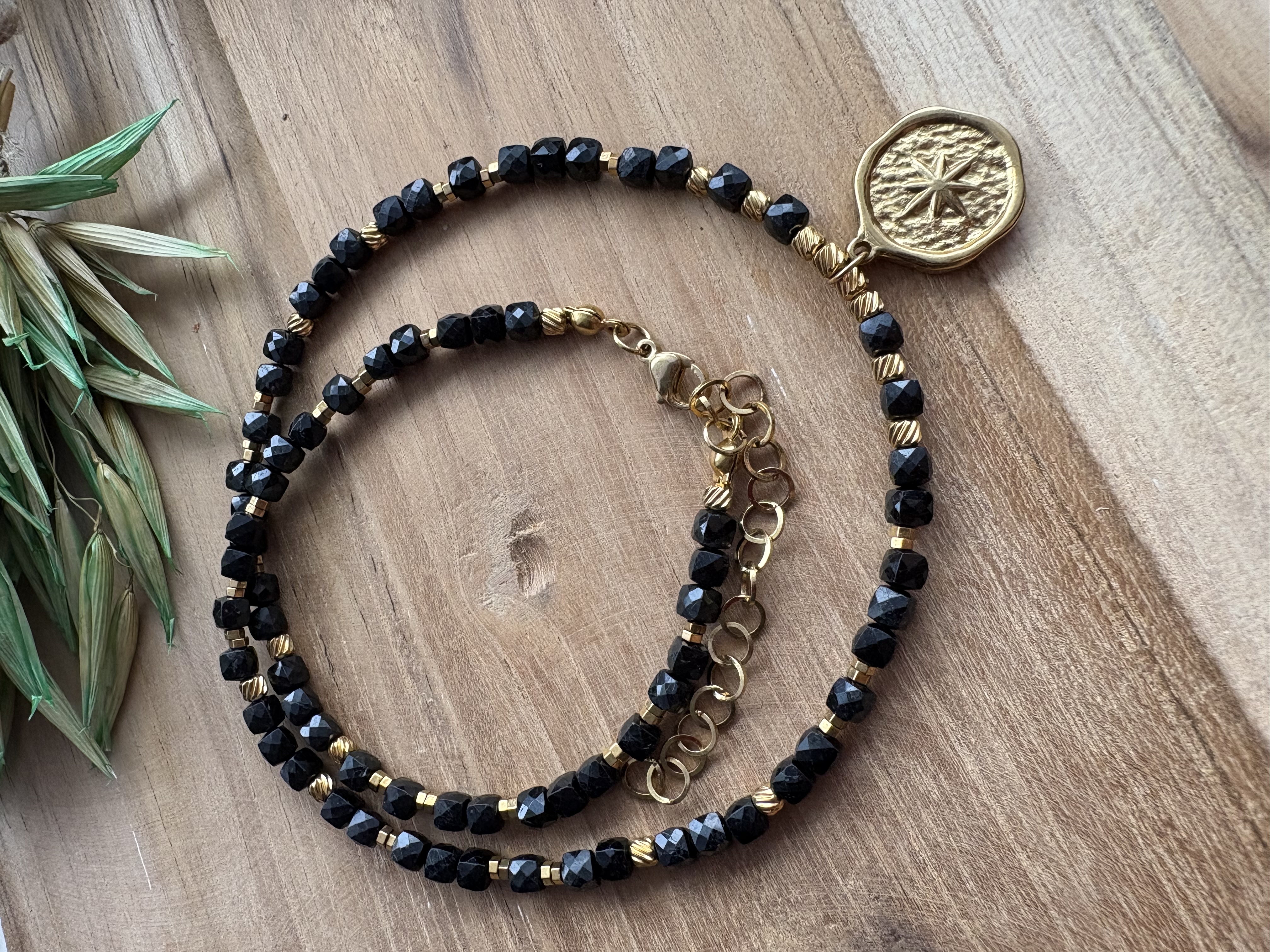 Naszyjnik z czarnego turmalinu Black Polaria