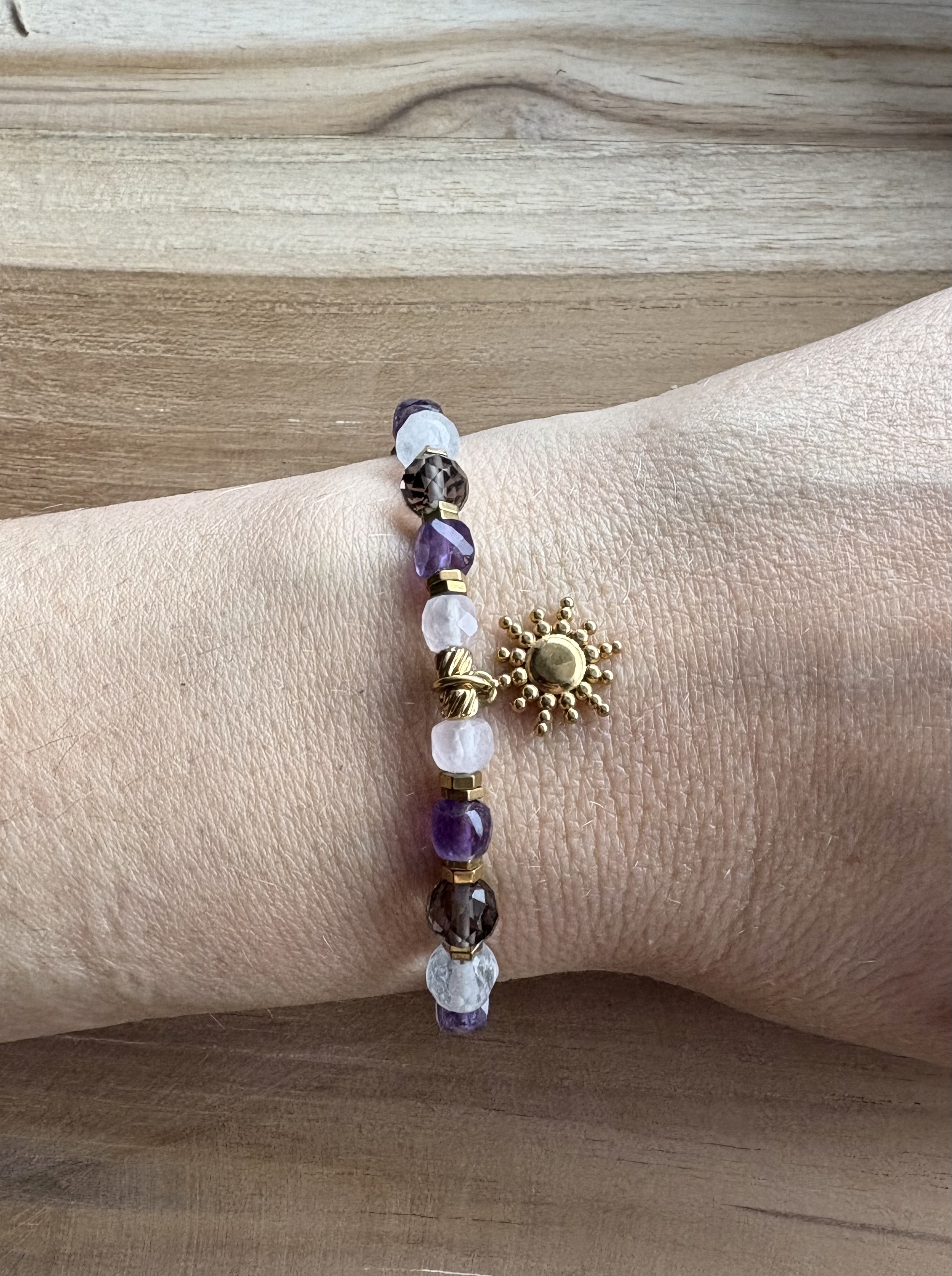 Bransoletka z kamieni naturalnych