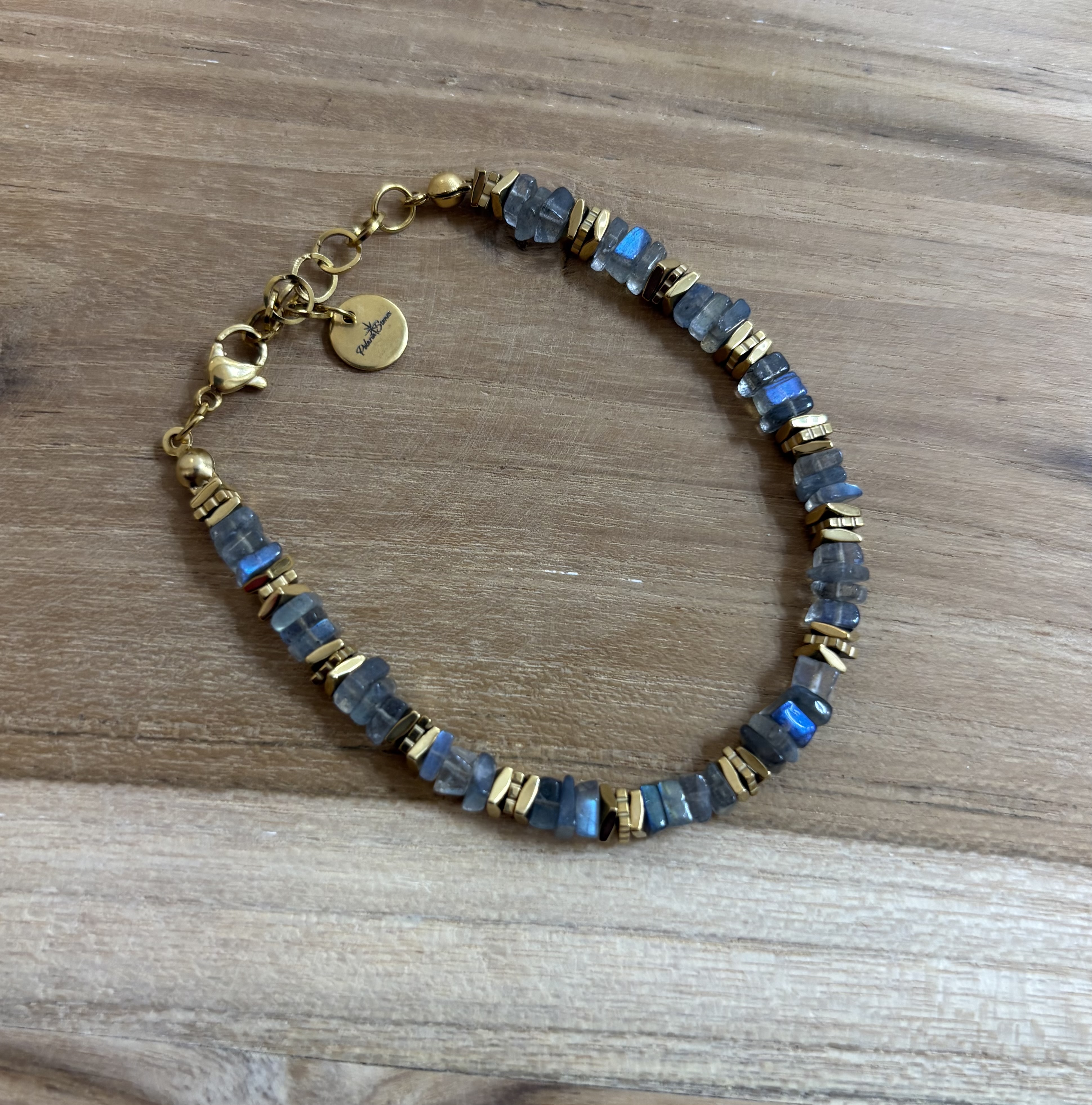 Bransoletka z labradorytu/ Aurora/ premium