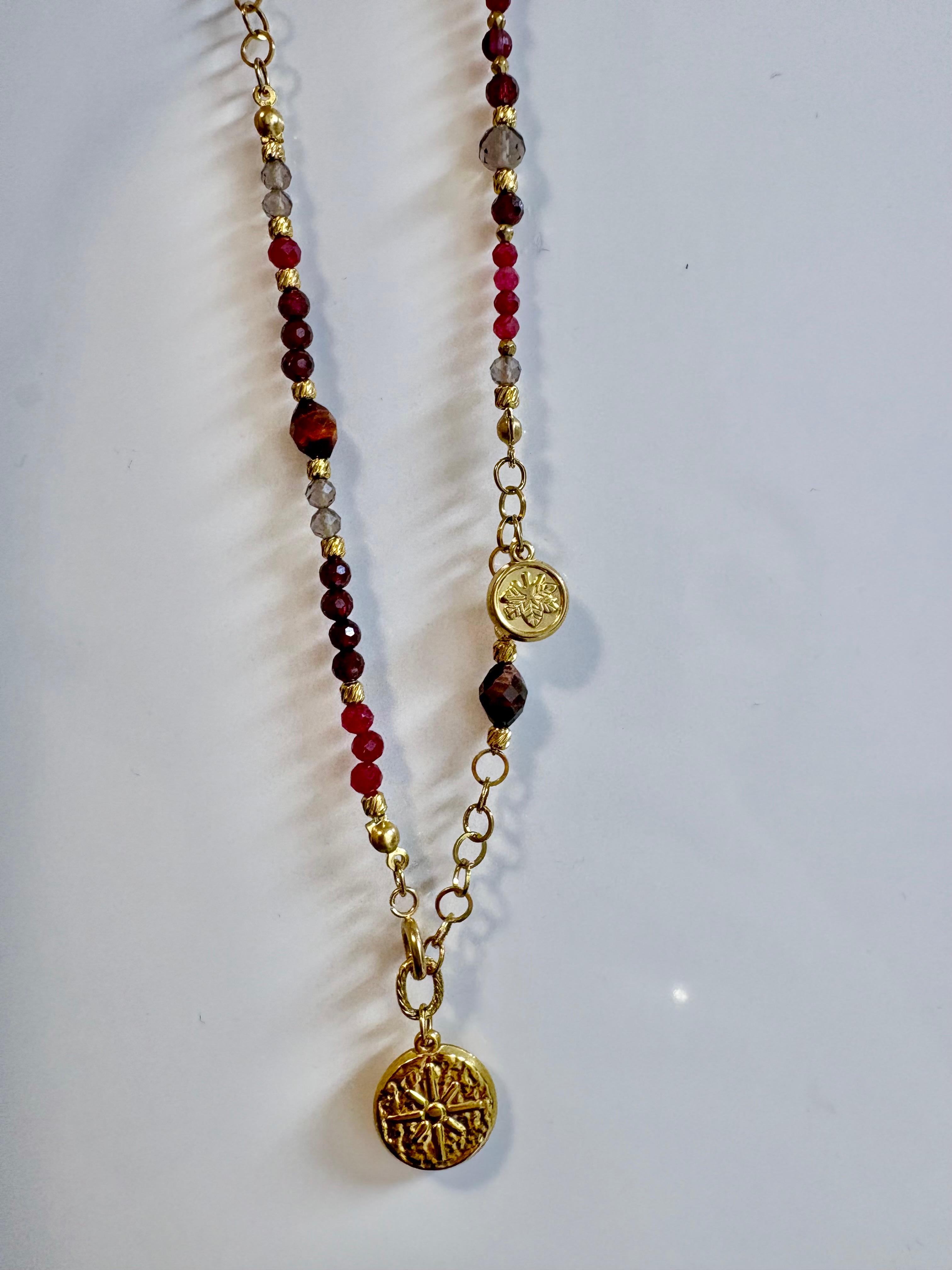 Naszyjnik Polaria Ruby Chocolate