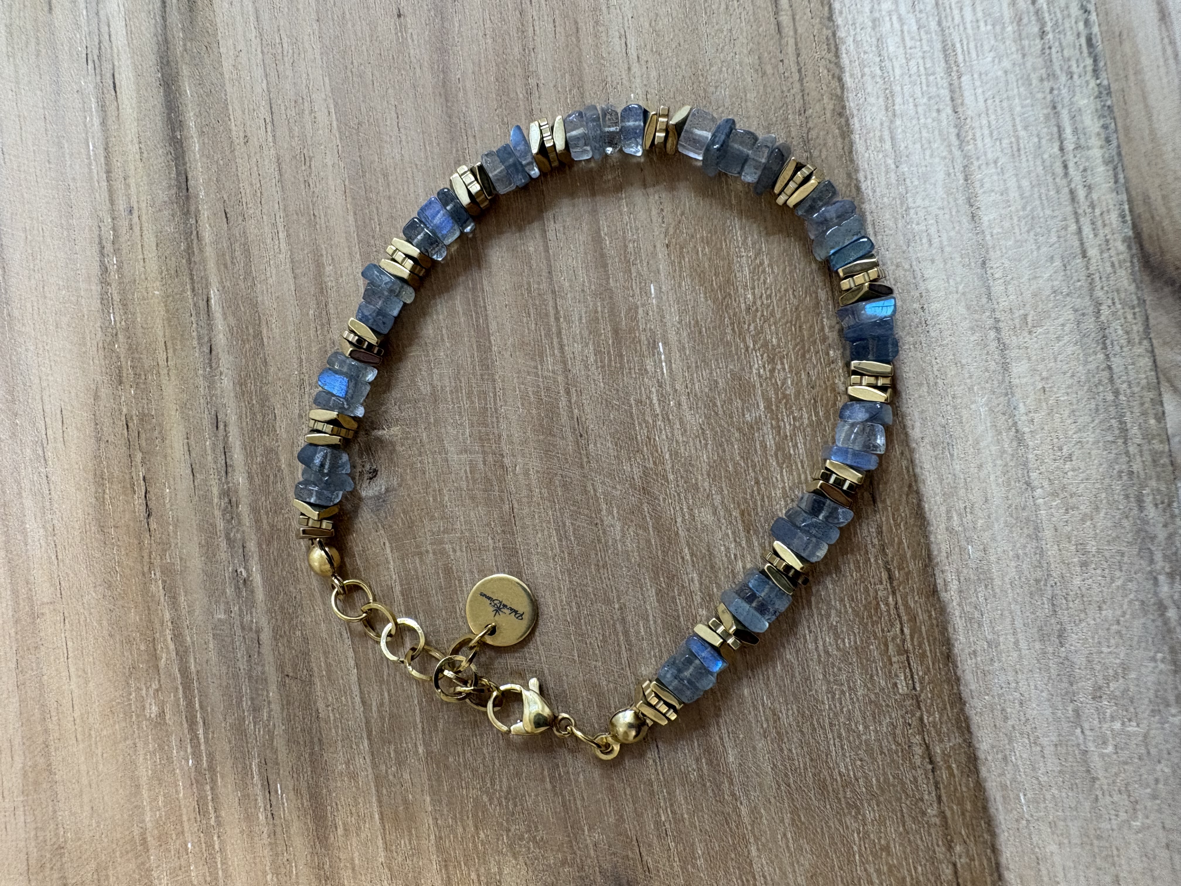 Bransoletka z labradorytu/ Aurora/ premium