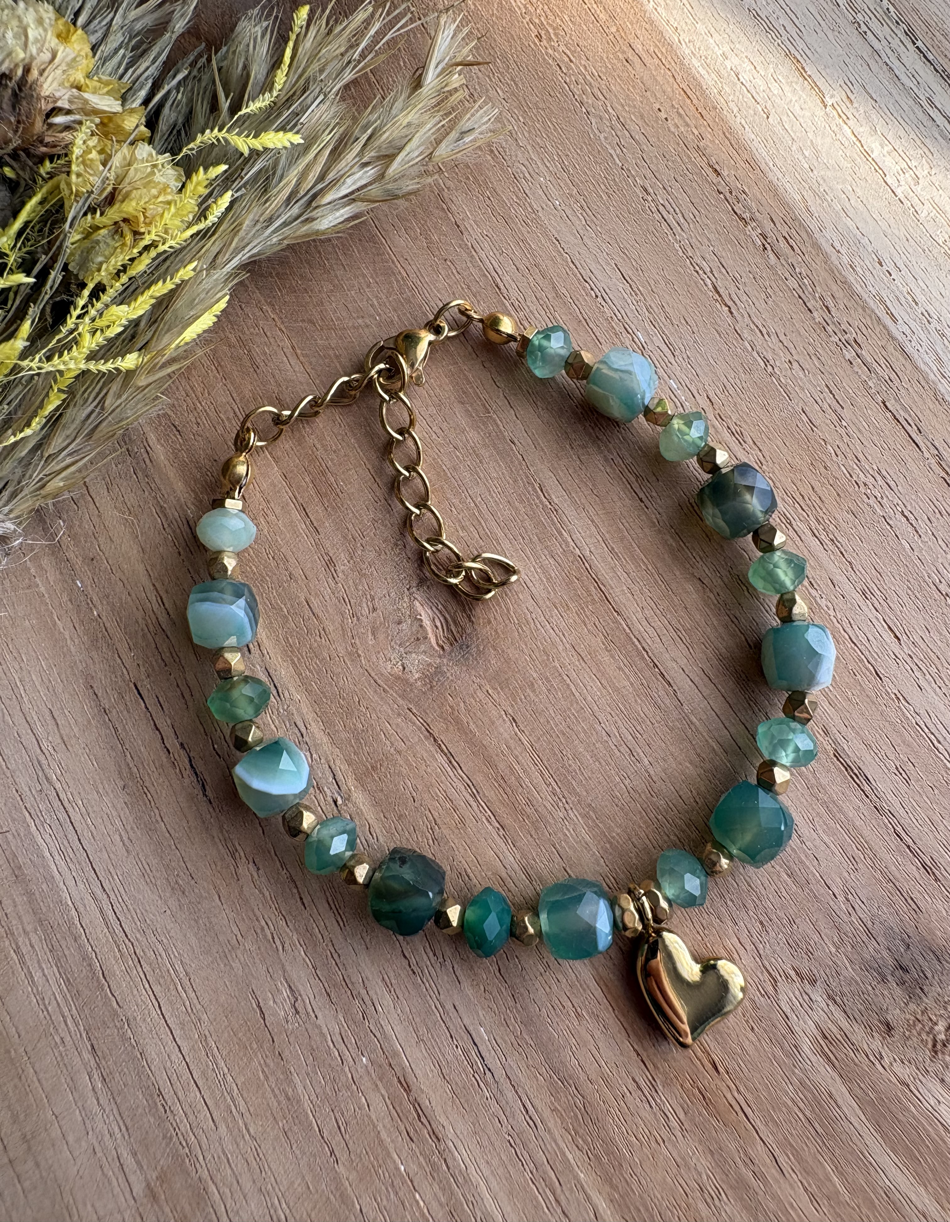 Bransoletka Quiet Hope/ agat/ hematyt