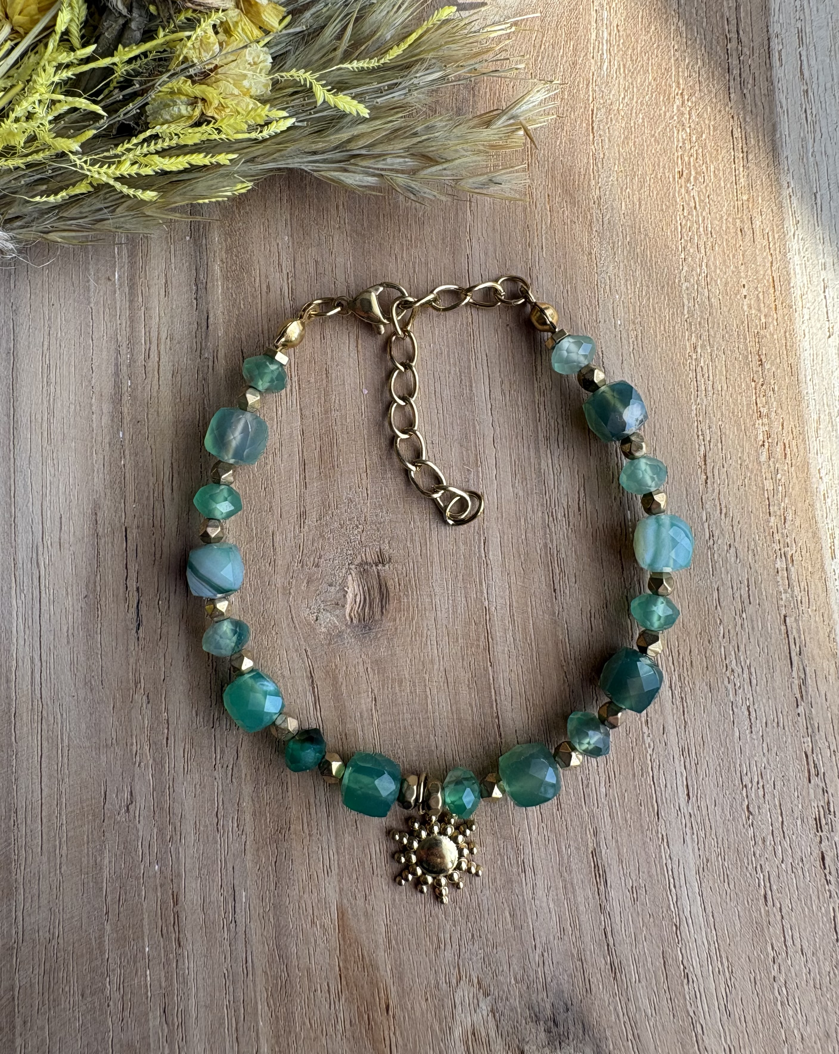 Bransoletka Quiet Hope/ agat/ hematyt