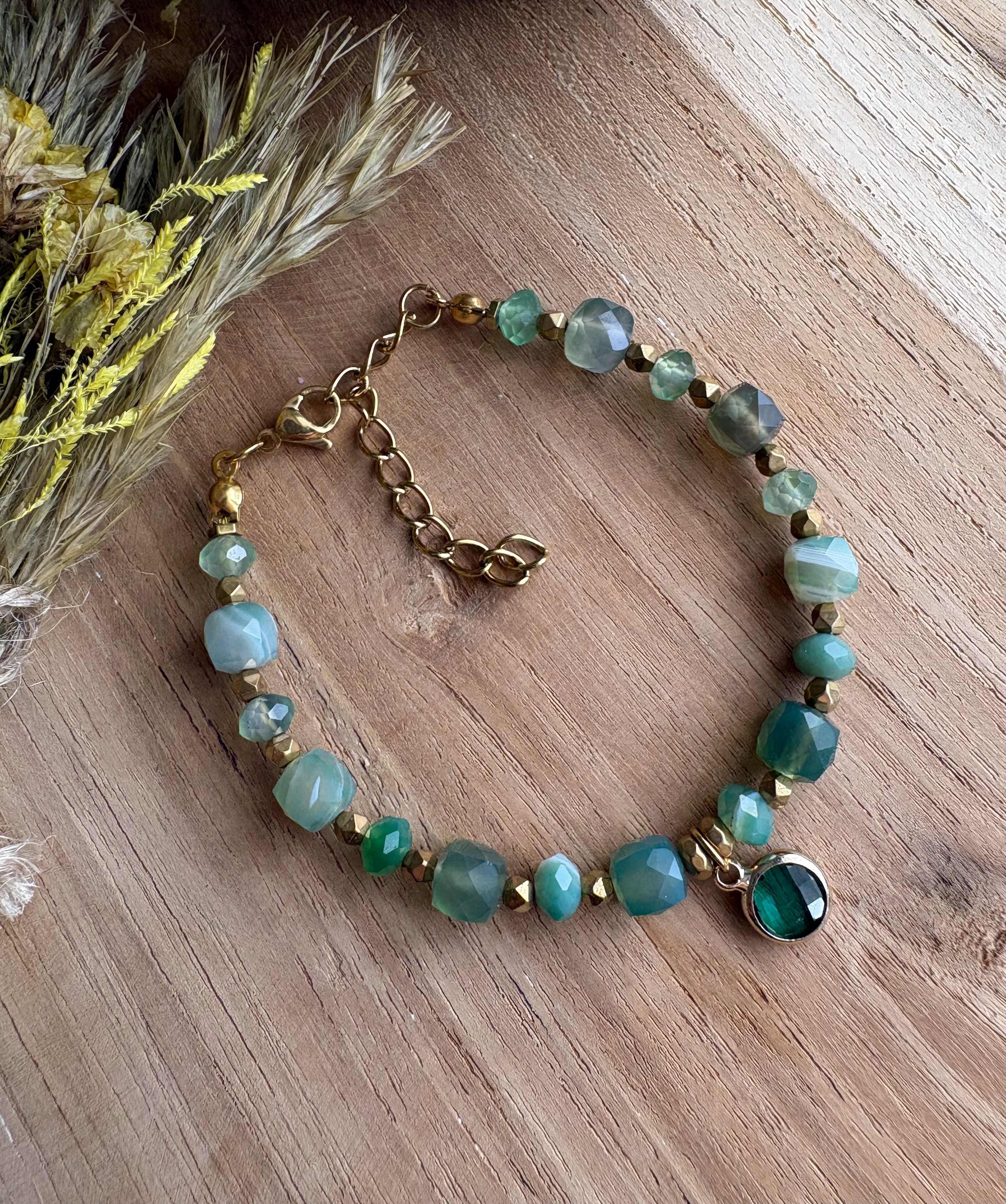 Bransoletka Quiet Hope/ agat/ hematyt