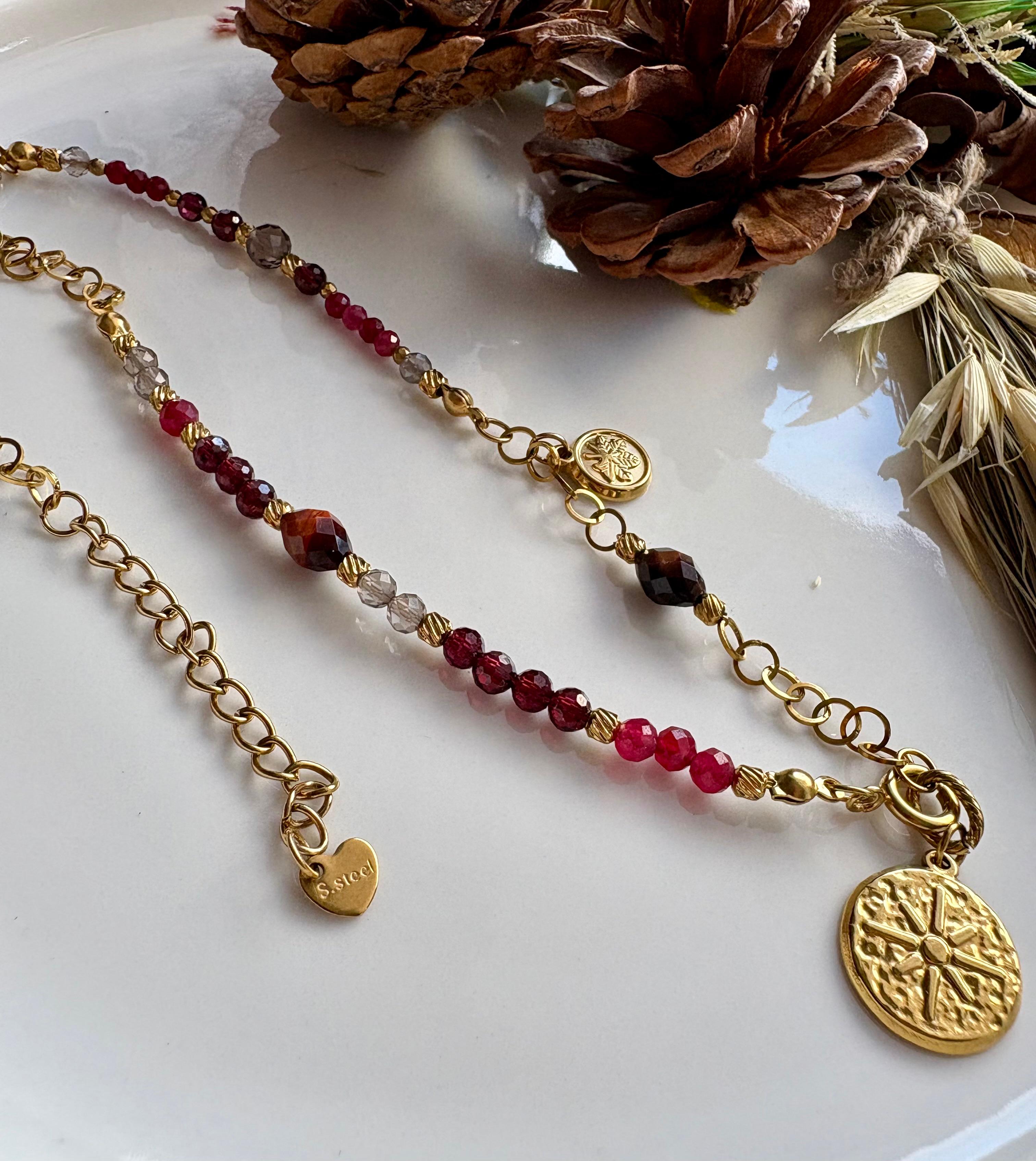 Naszyjnik Polaria Ruby Chocolate