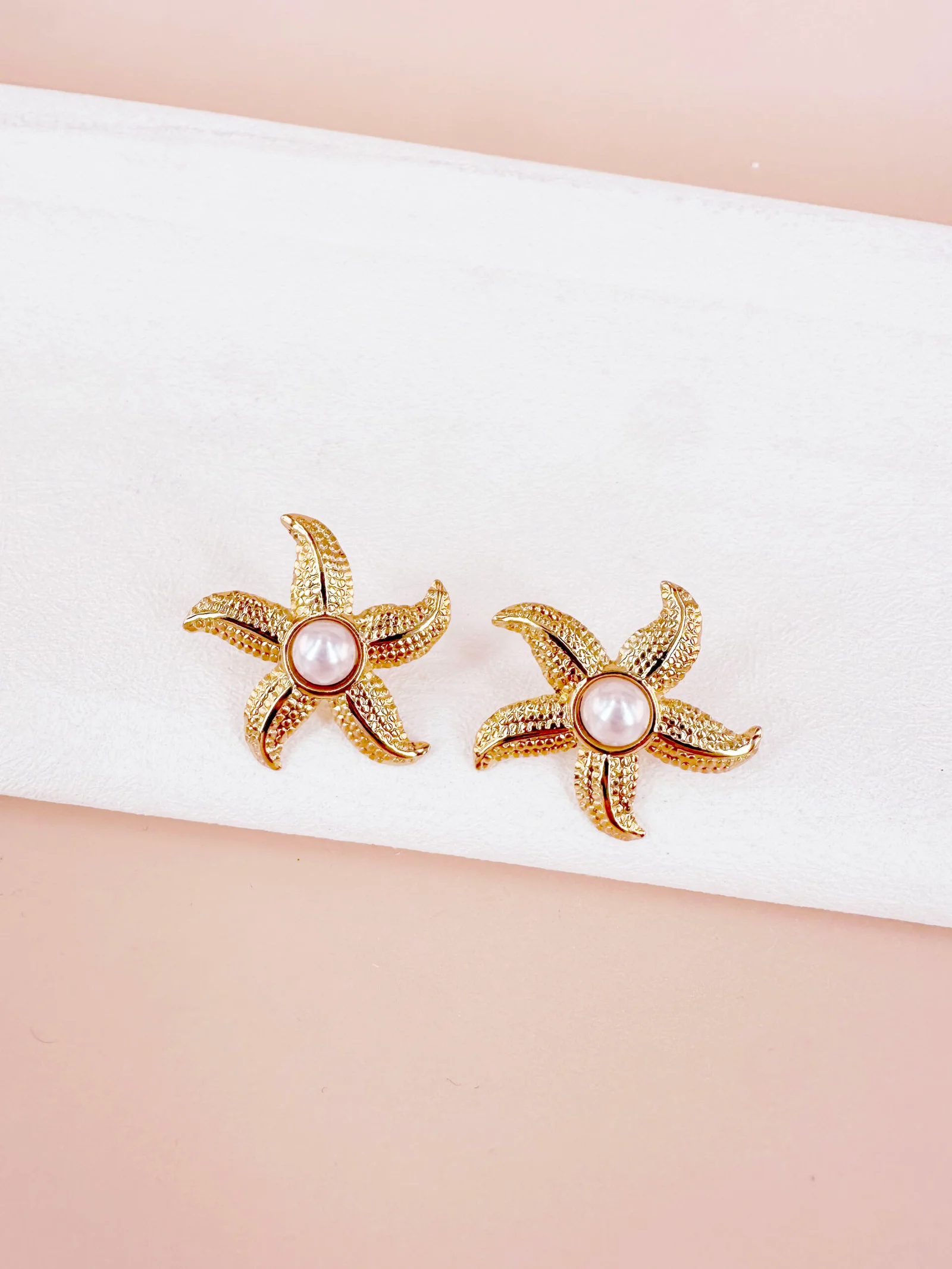 Boucle d'oreilles Etoile de mer