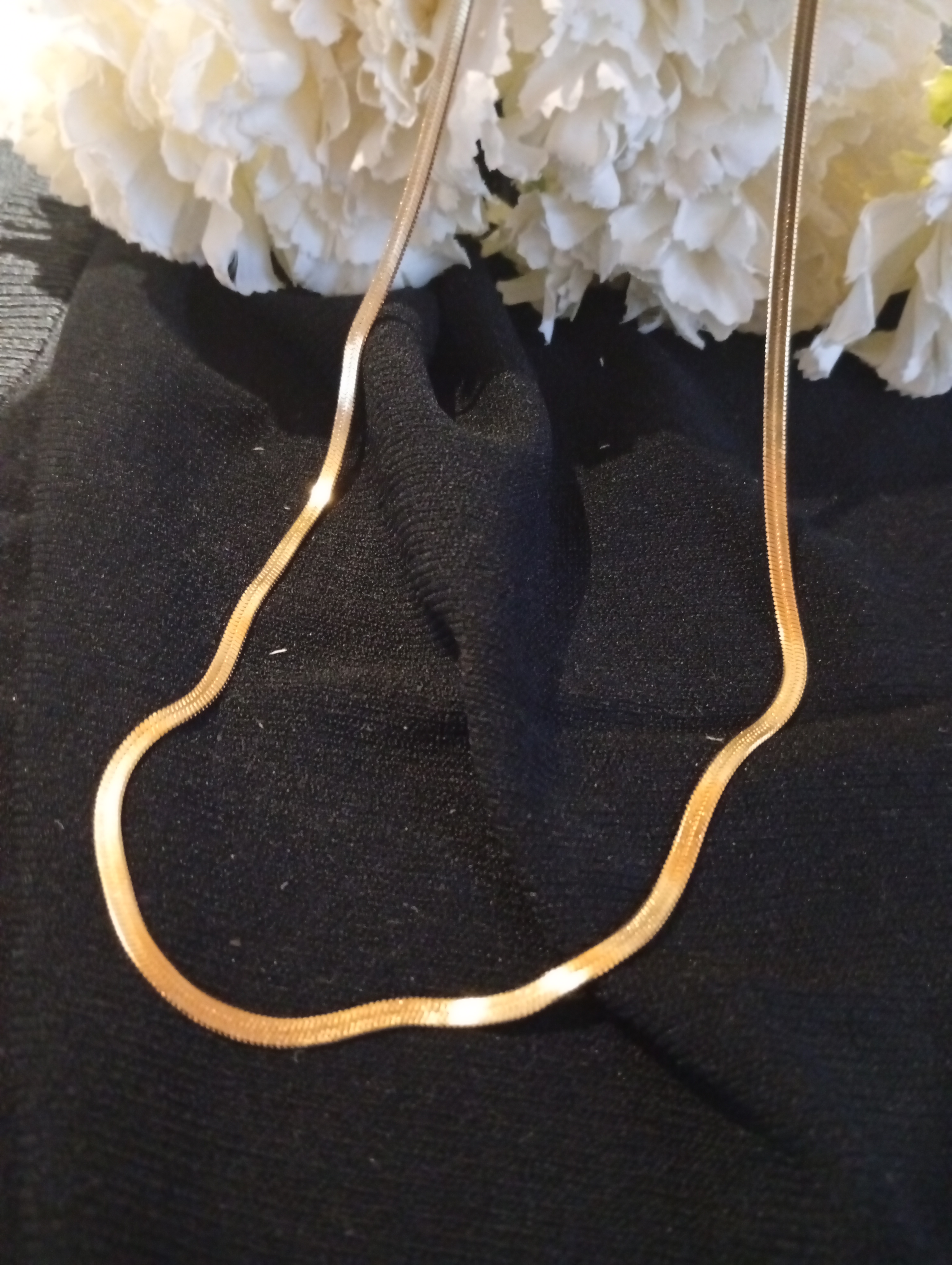 Collier  chaine serpentine 