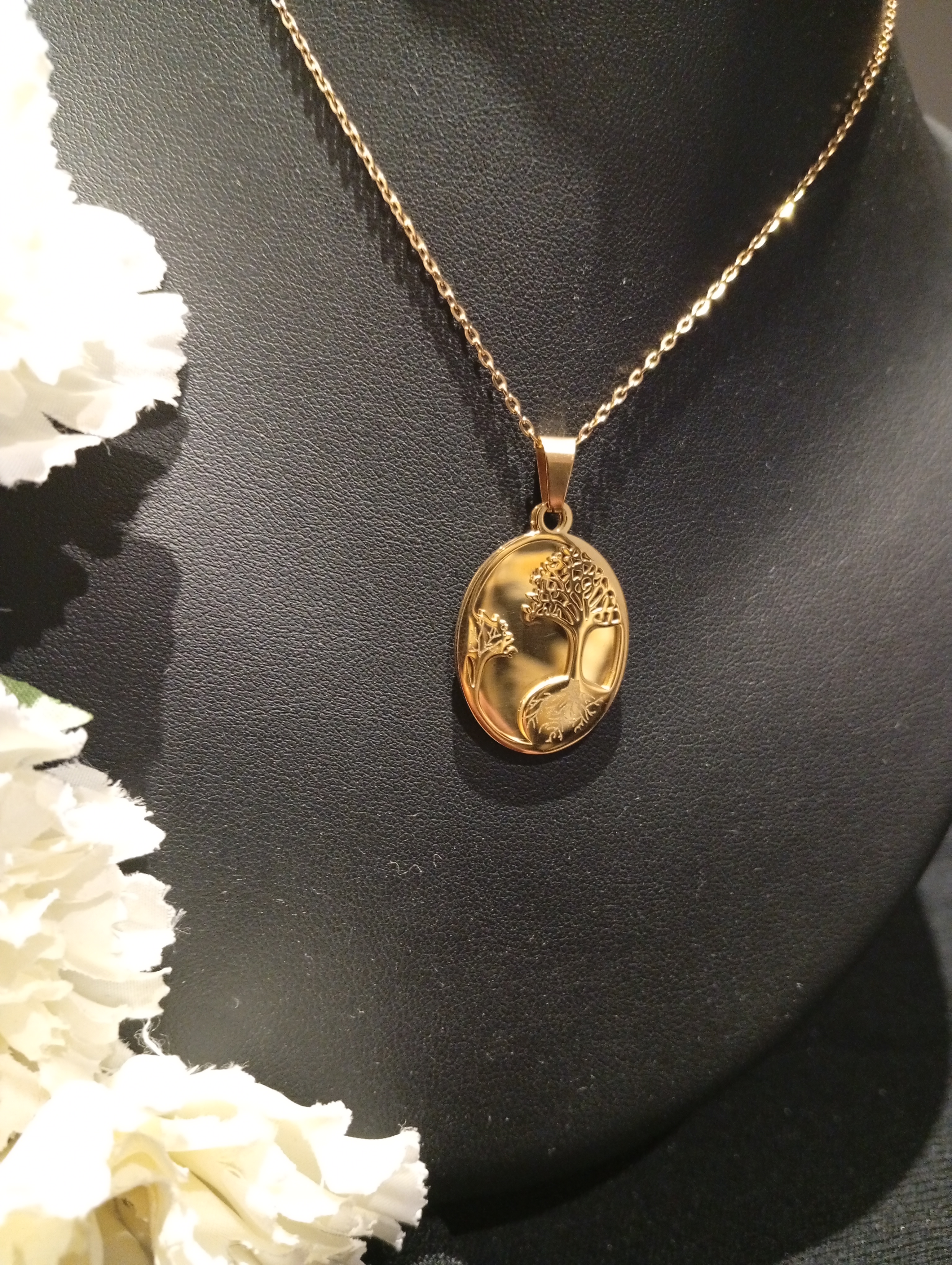 Collier Arbre de vie argenté ou doré