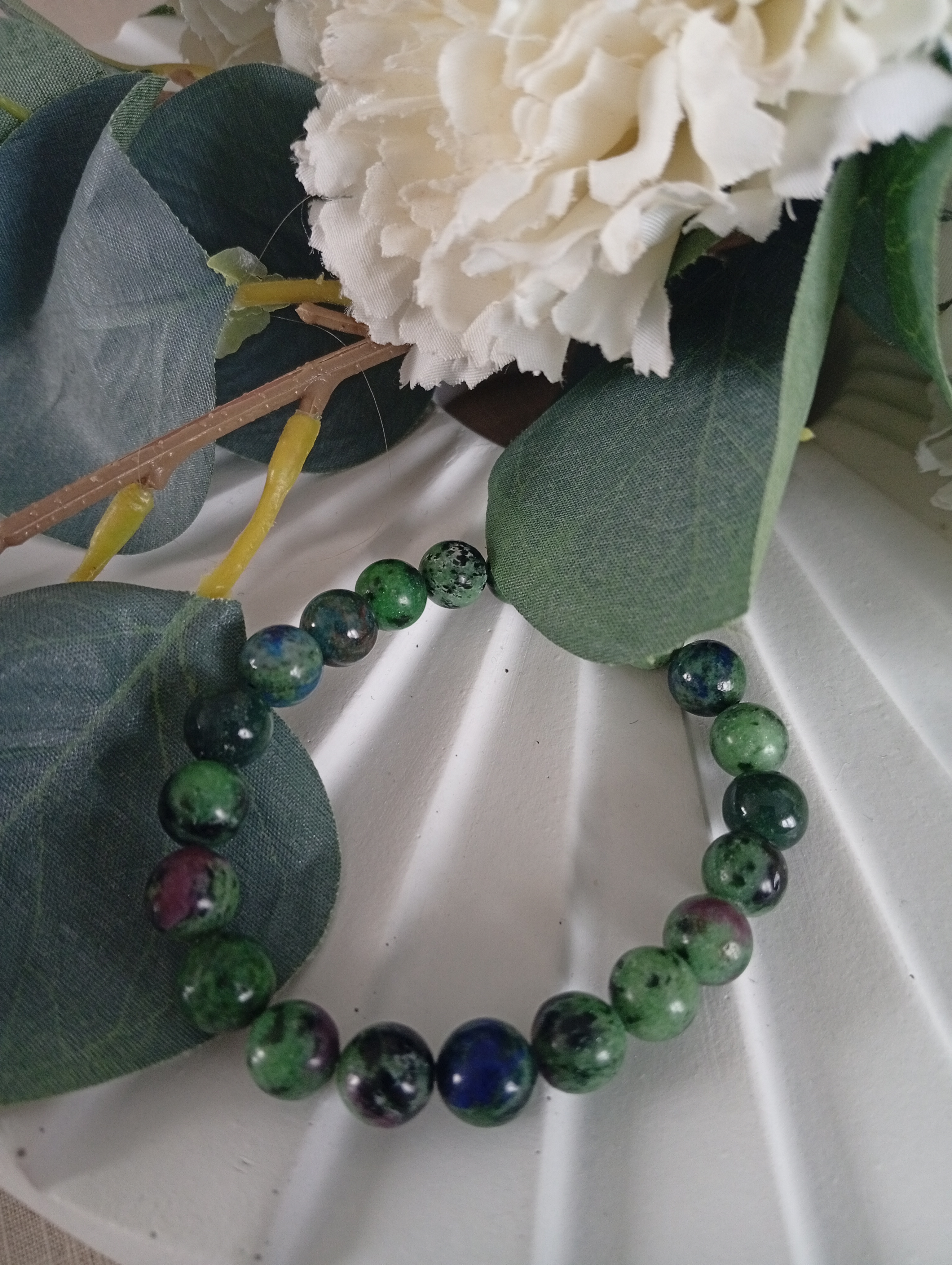 Bracelet Rubis zoizite