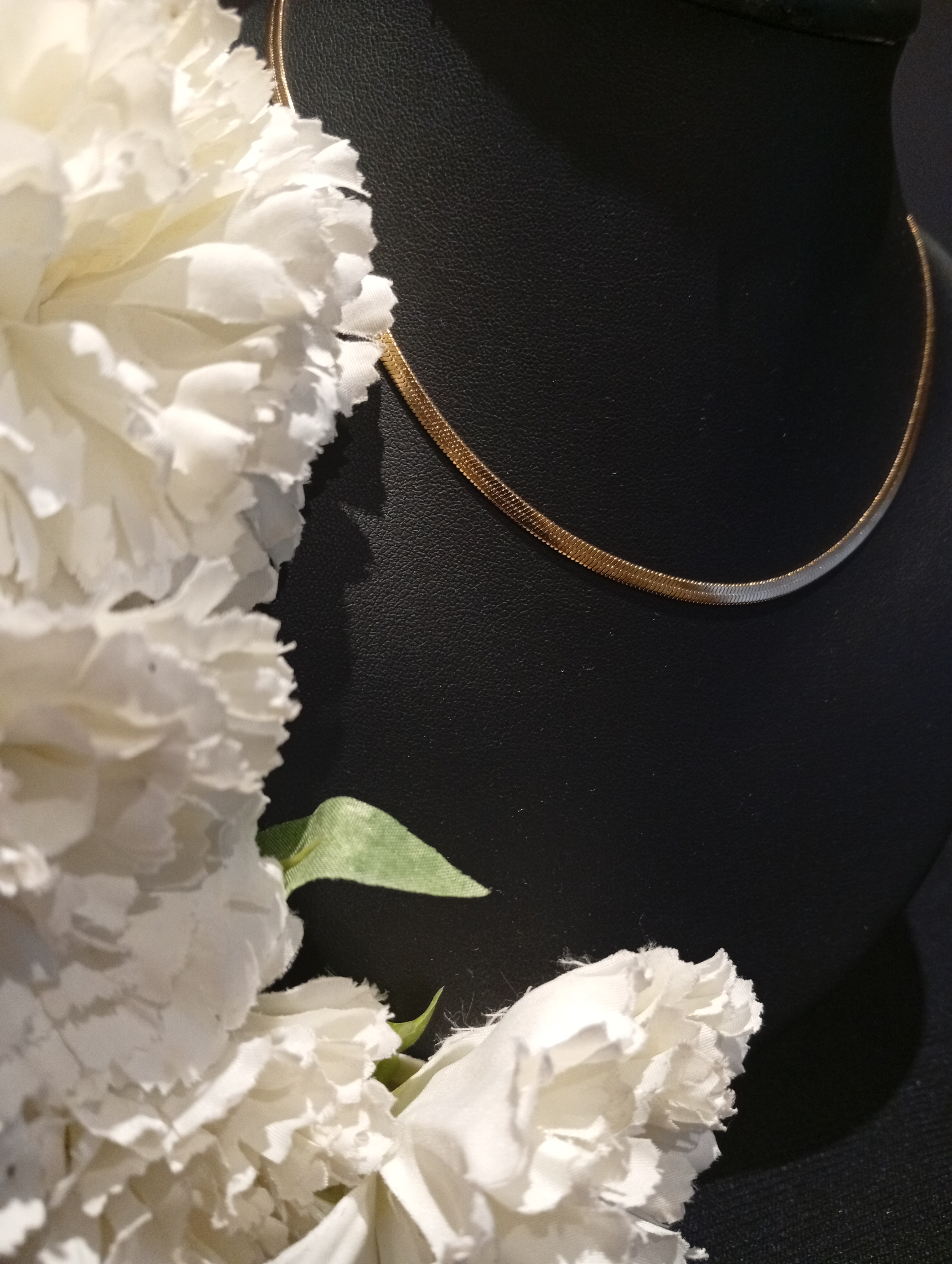 Collier  chaine serpentine 