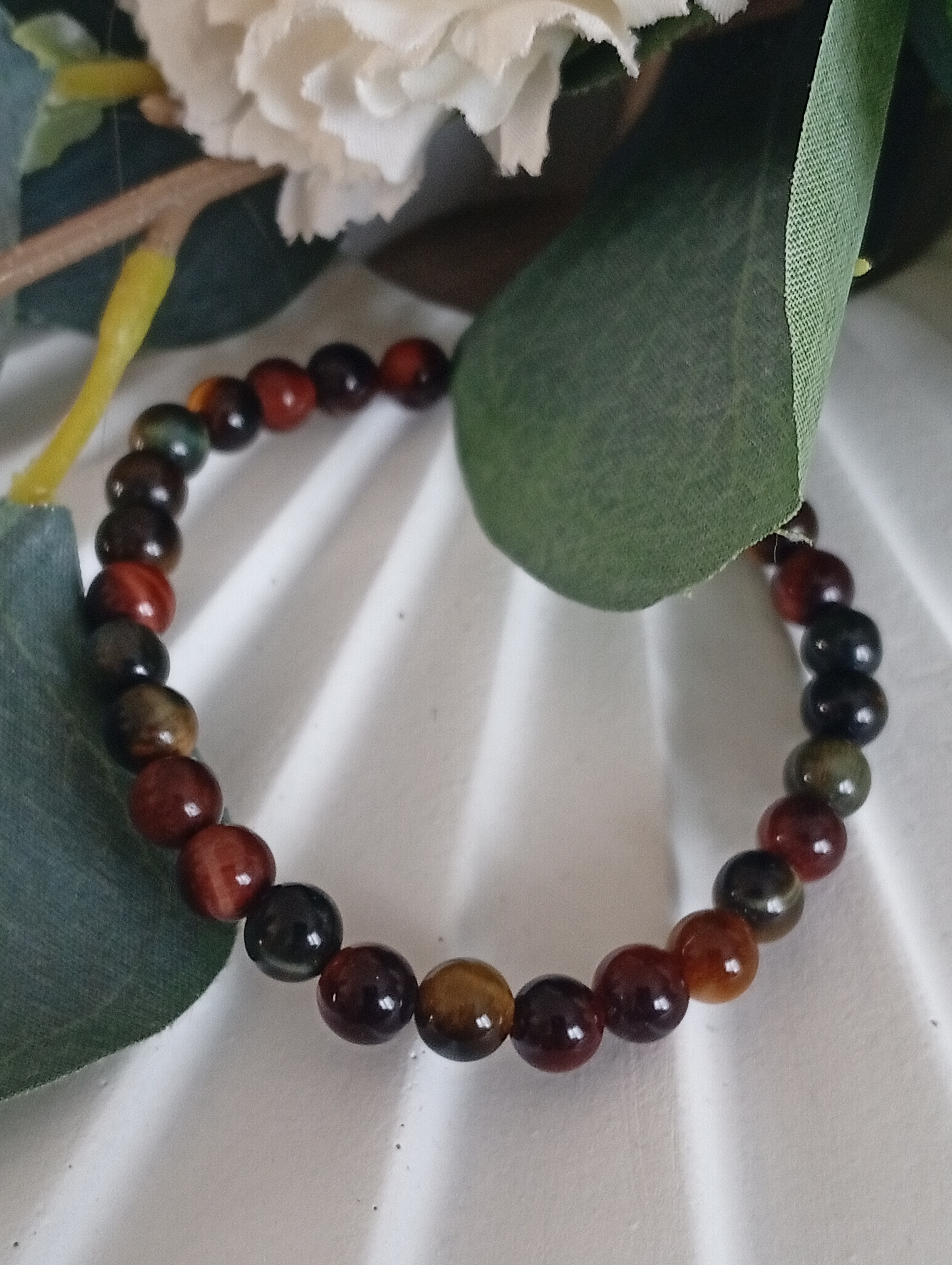 Bracelet Oeil Céleste et Oeil de tigre