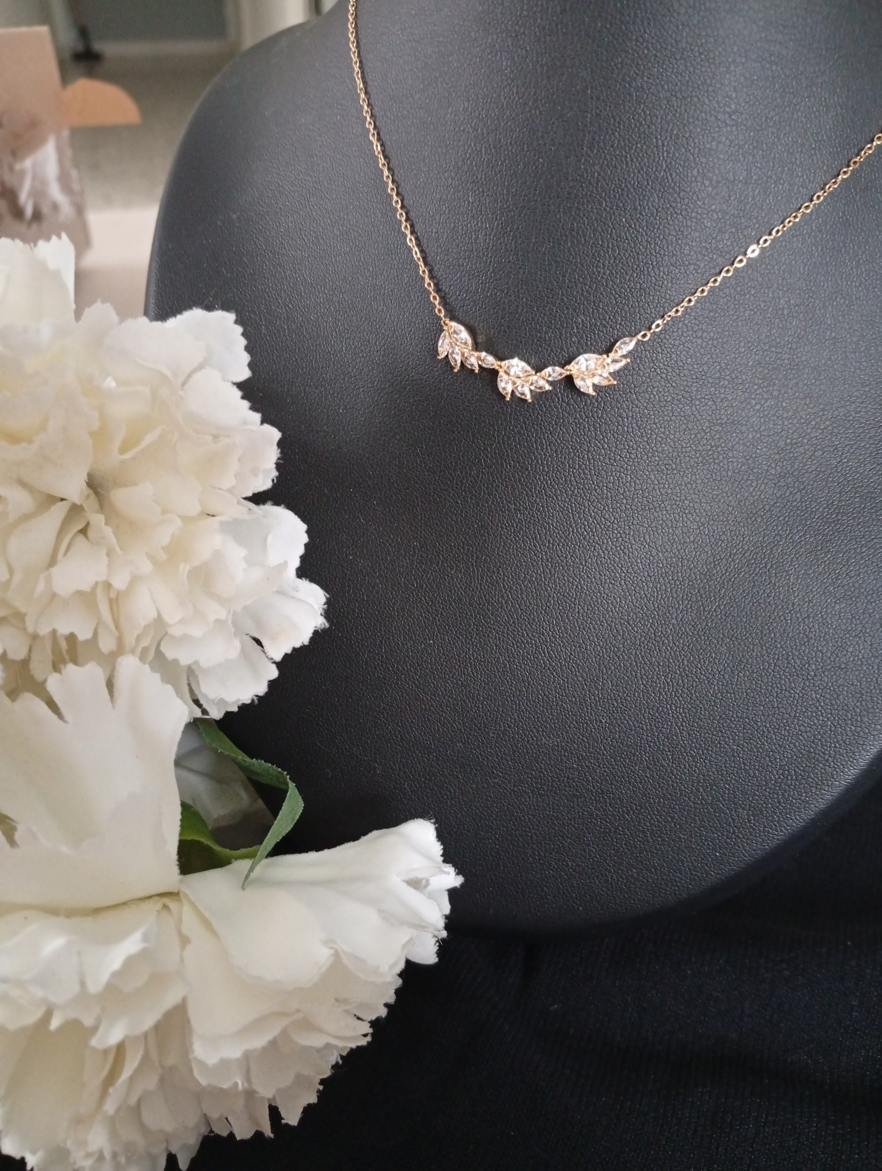 Collier Angel strass