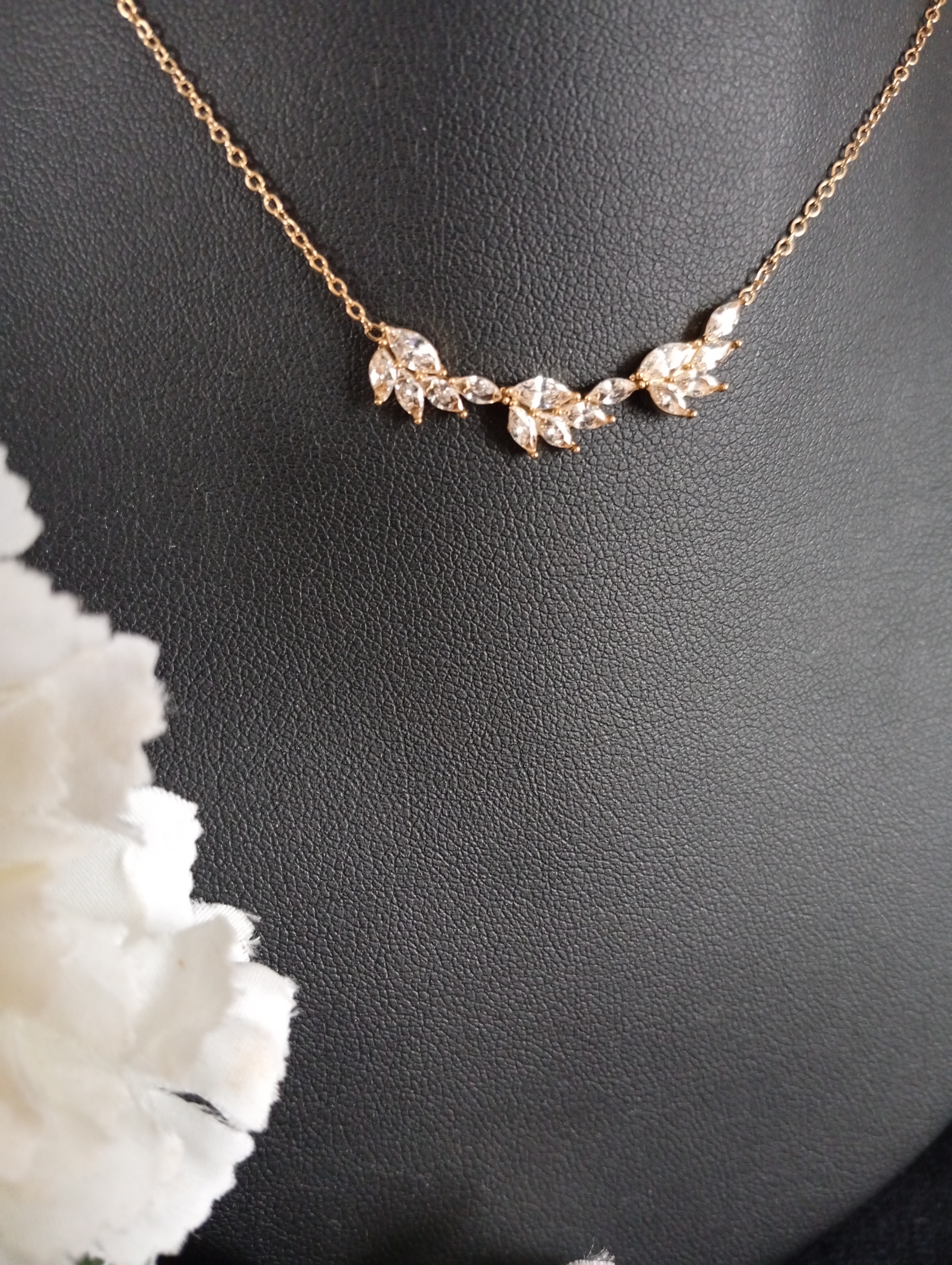 Collier Angel strass