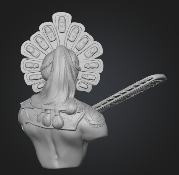 Aztec Warror Bust
