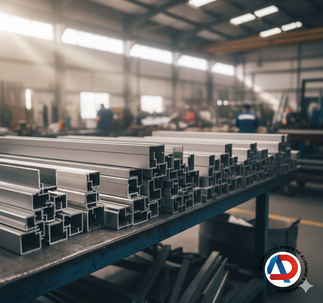 Perfil de Alumínio Natural 