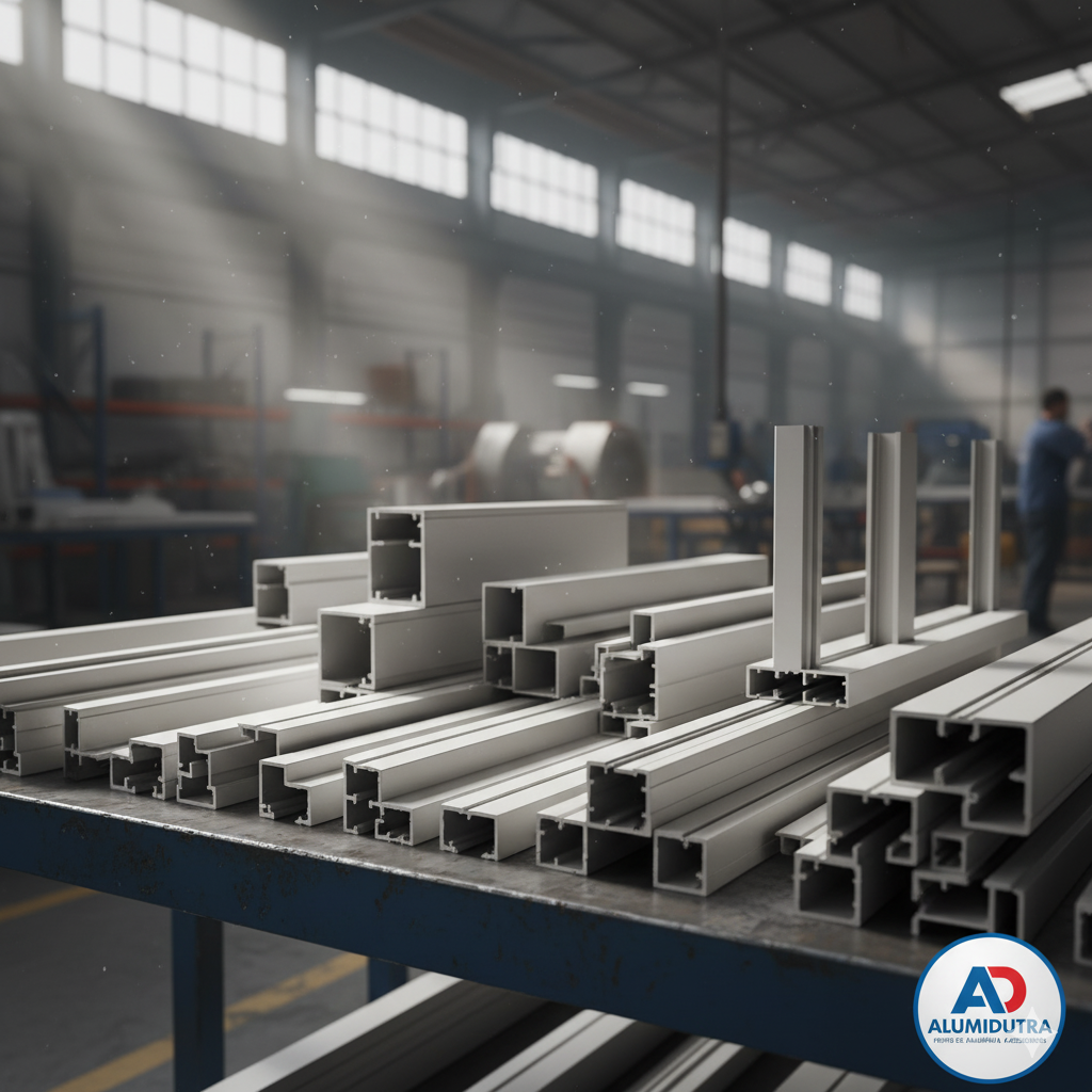 Perfil de Alumínio Fosco