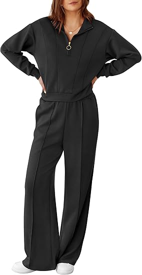Black Women's Tracksuit Set
