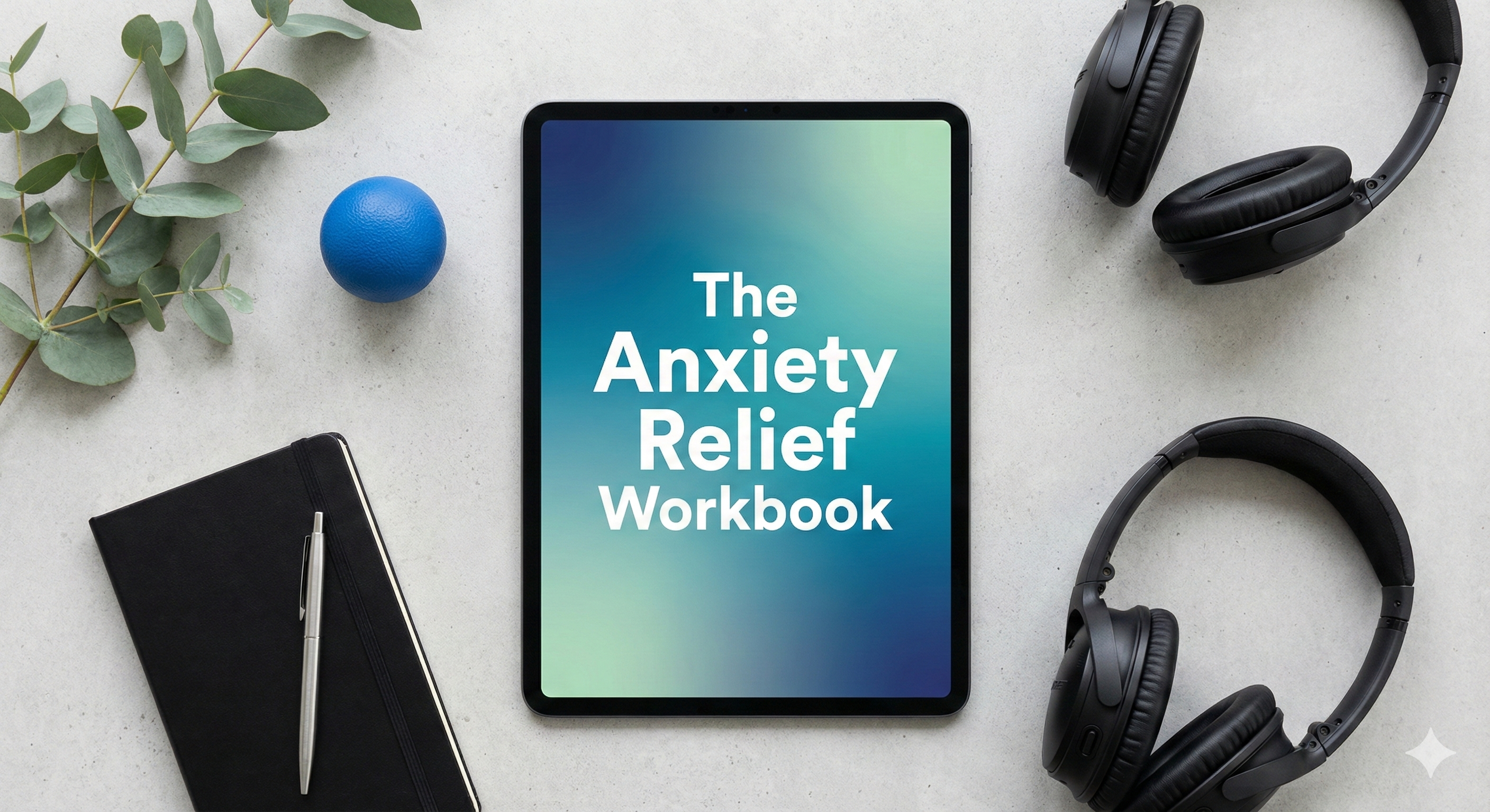 The Anxiety Relief Workbook - E-book (instant download)